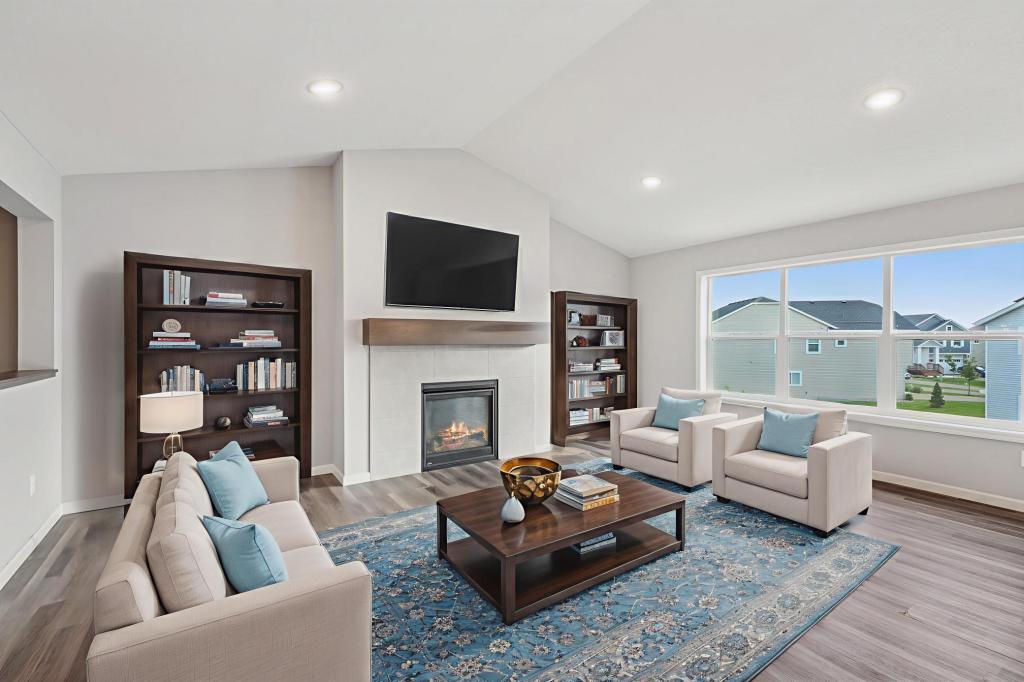 Living Room - virtually staged