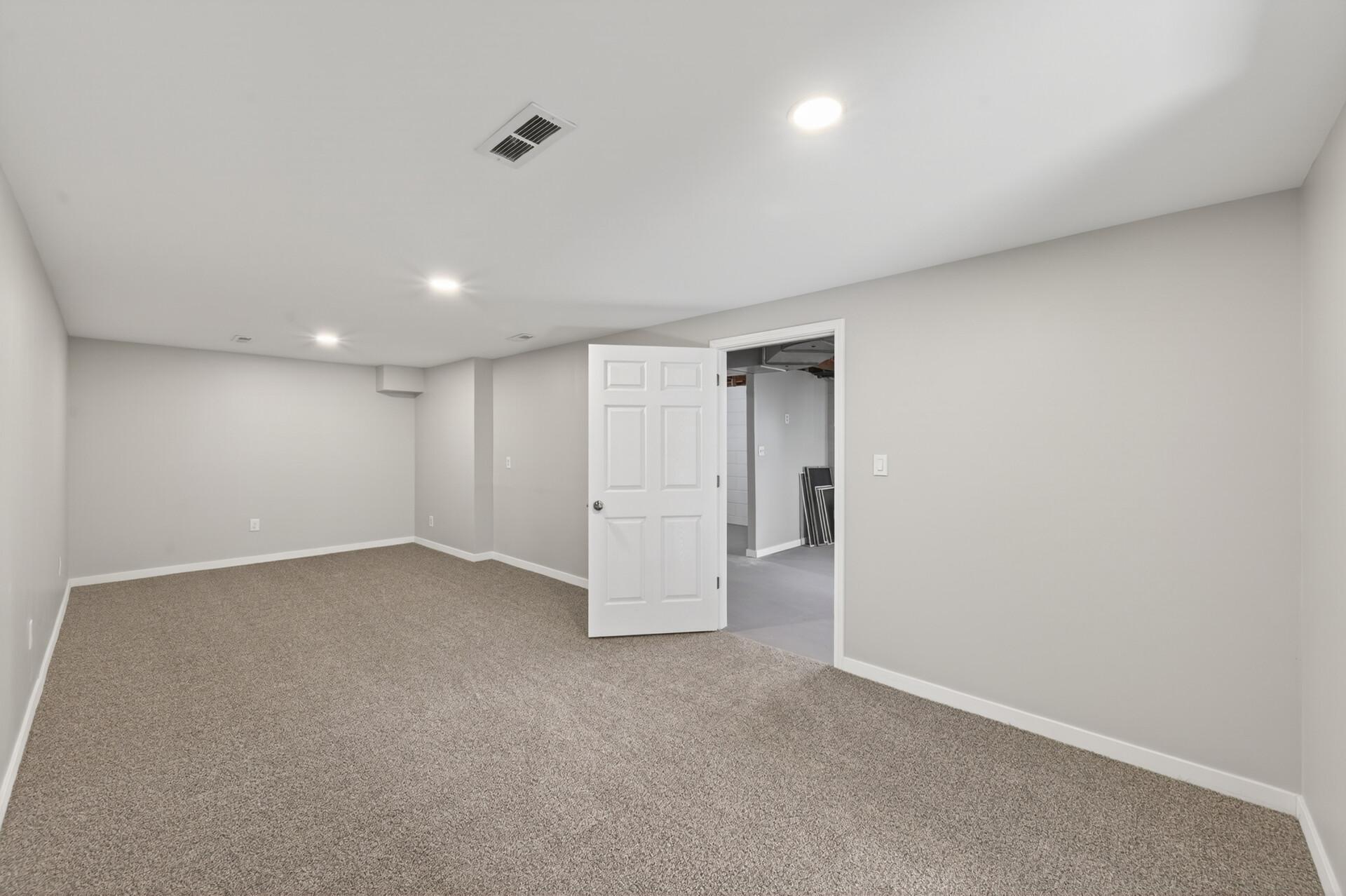 Another view of the Lower Level Family Room