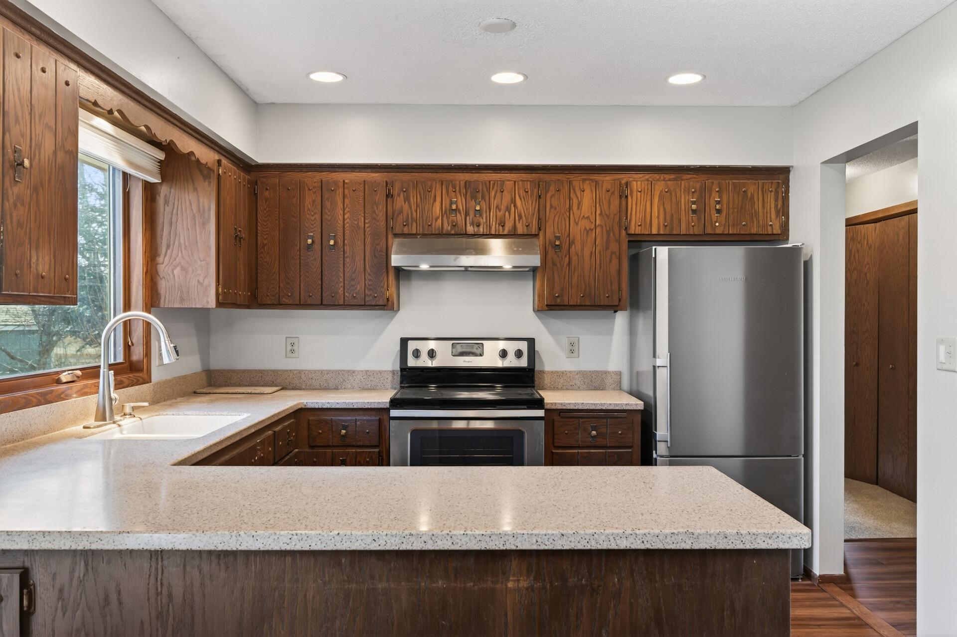 Updated Countertops and Lighting