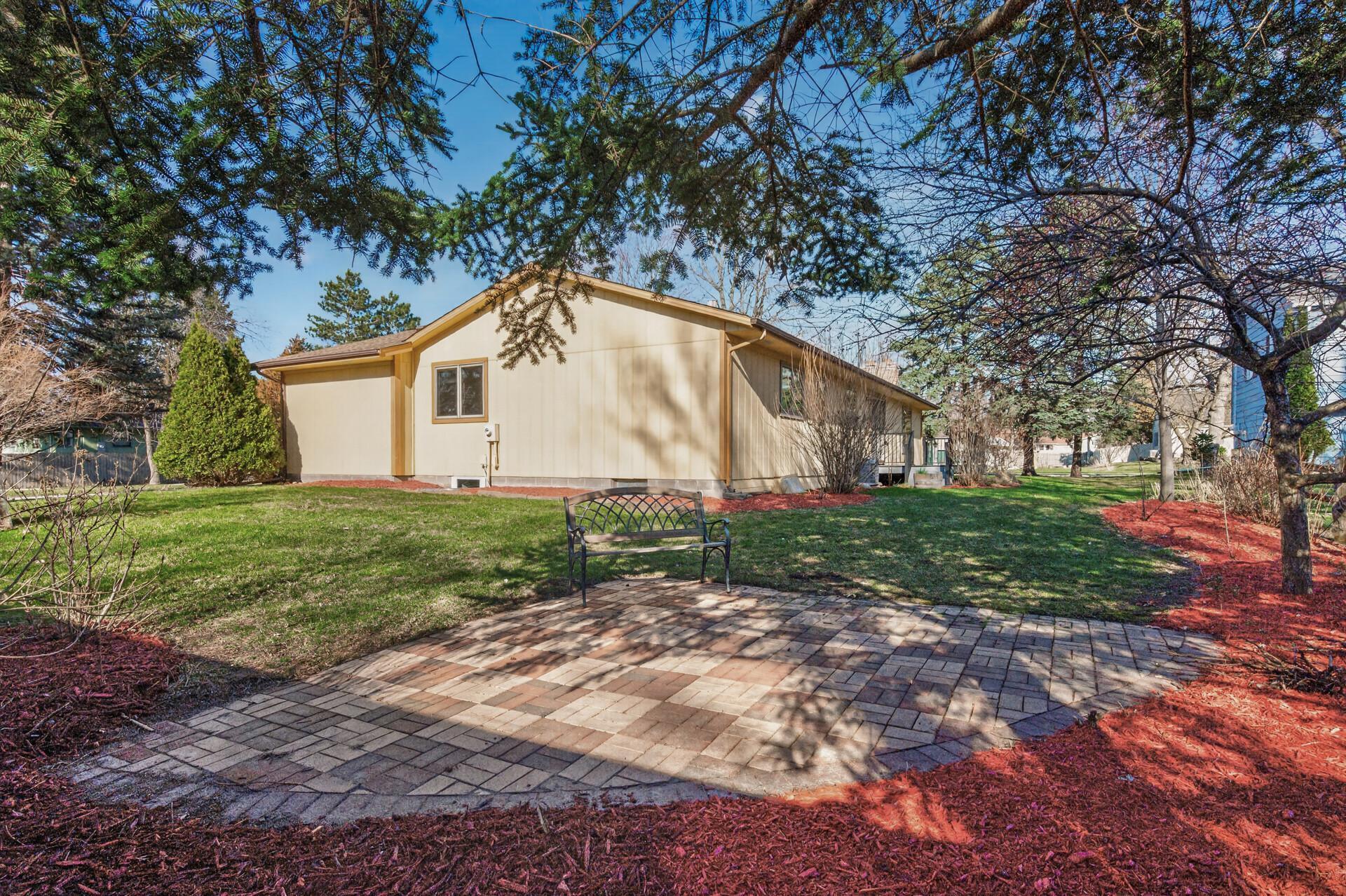 Large Yard With Beautiful Landscaping