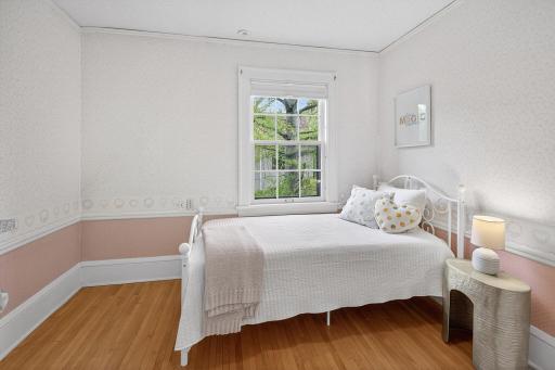 One of four bedrooms on the upper level.