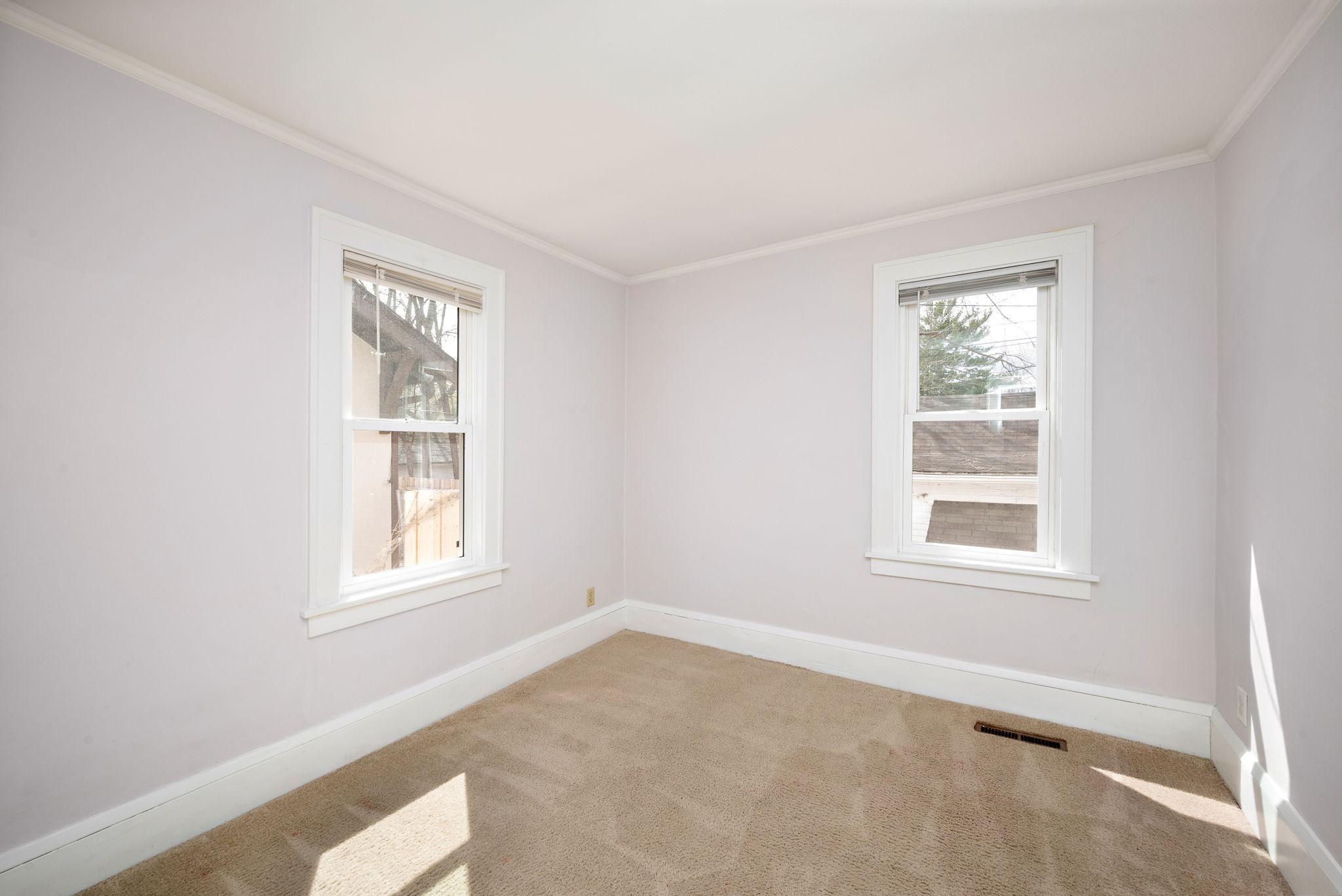Main floor bedroom, southwest corner.