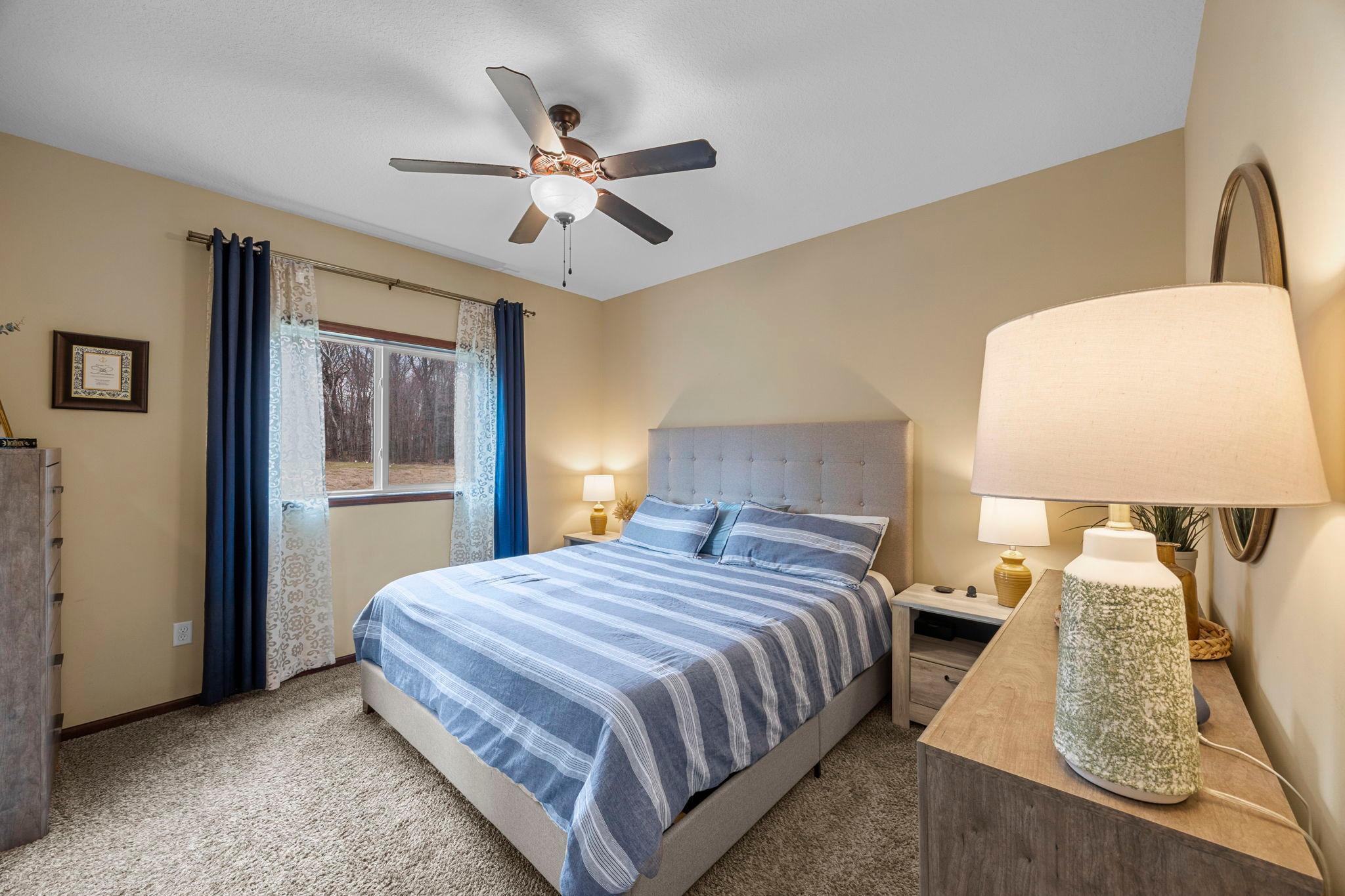 Primary suite on main level