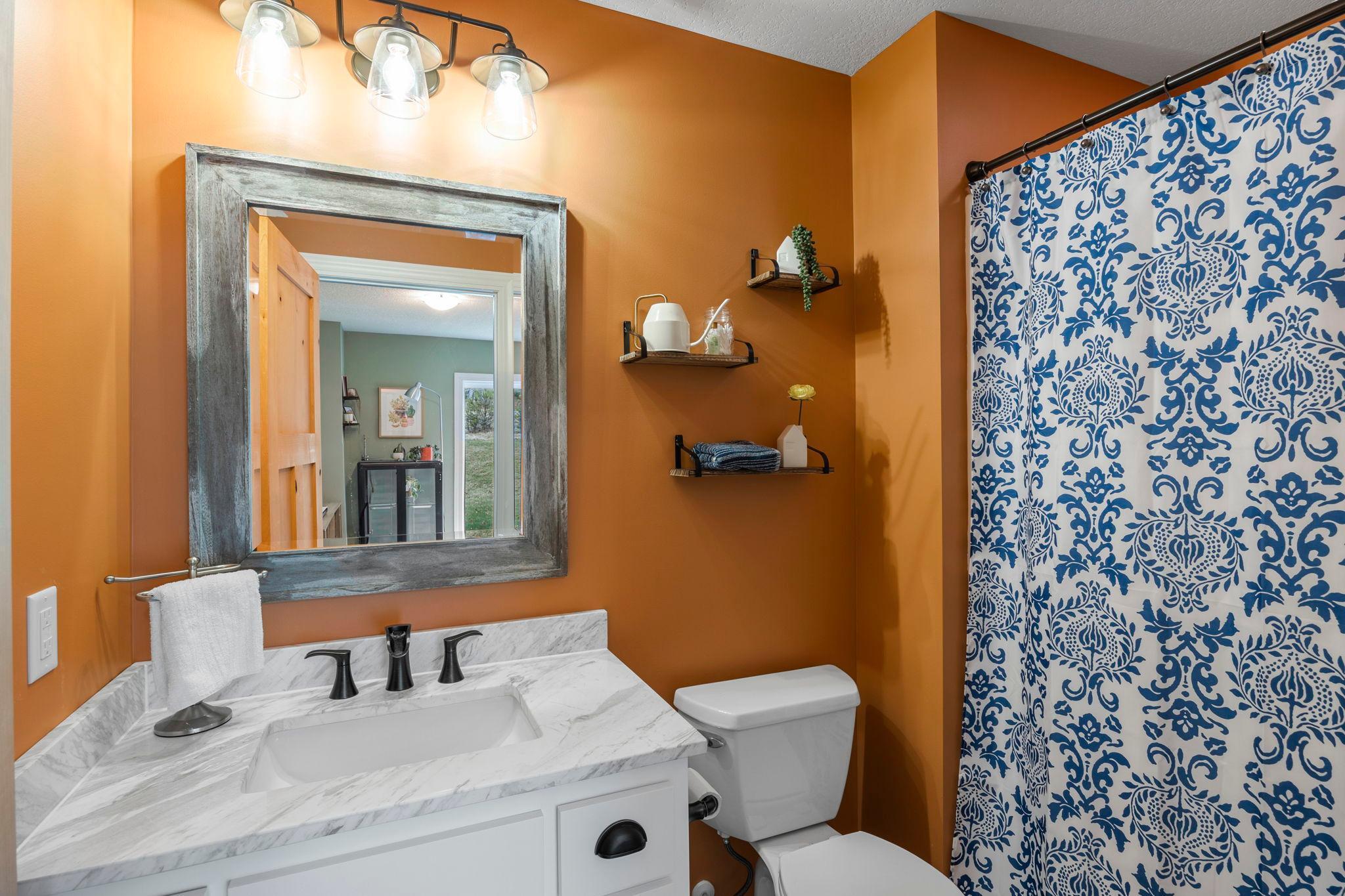 Nice bath added in the lower level