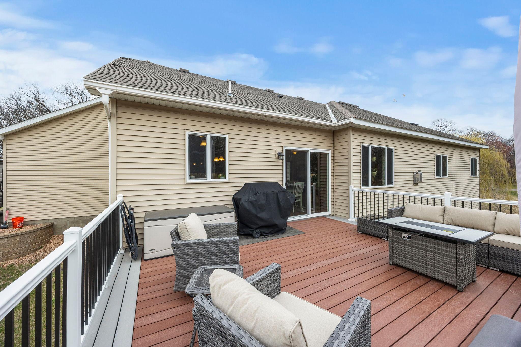 Perfect spot for outdoor meals or relaxing