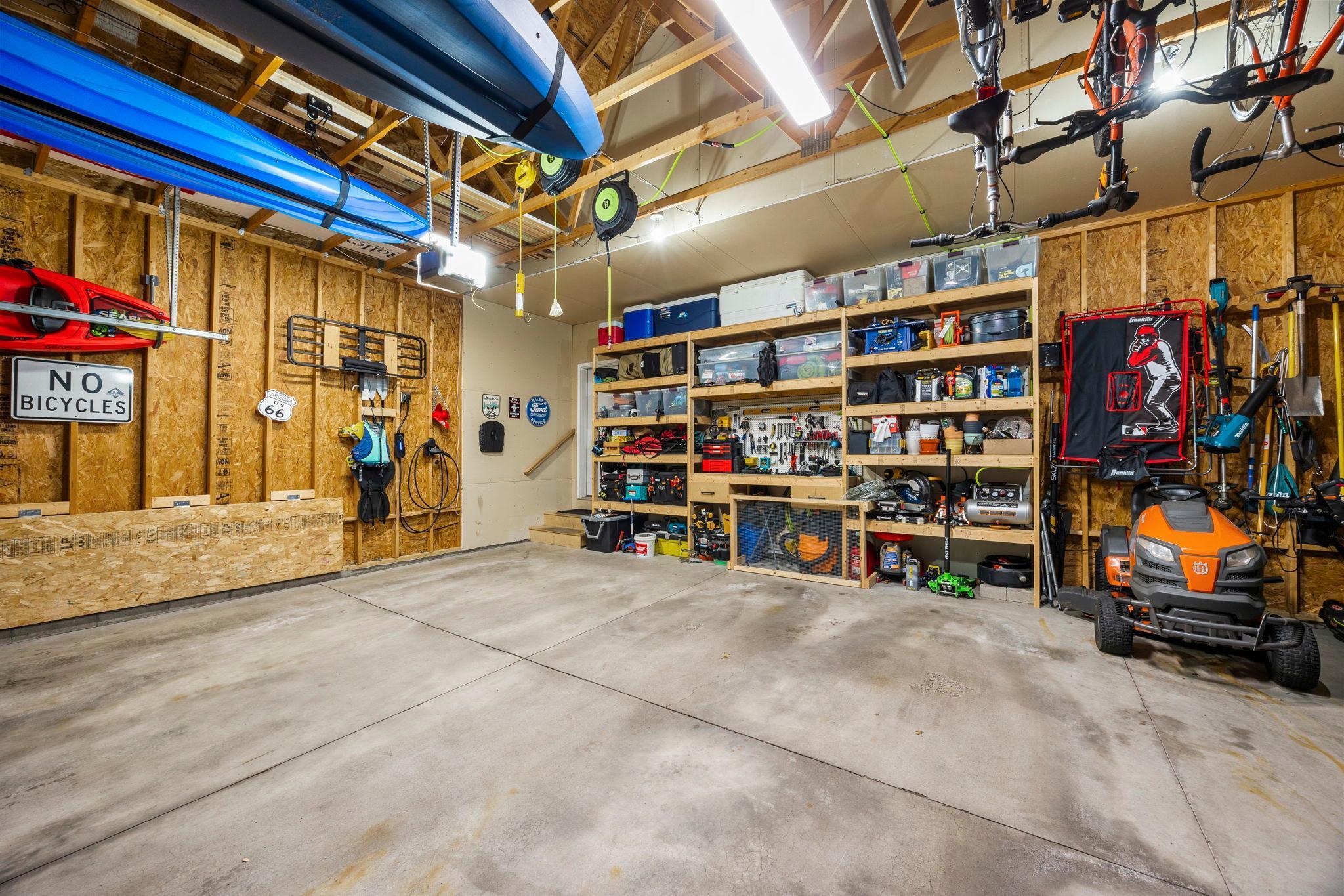 Storage wall has already been built - yess!!