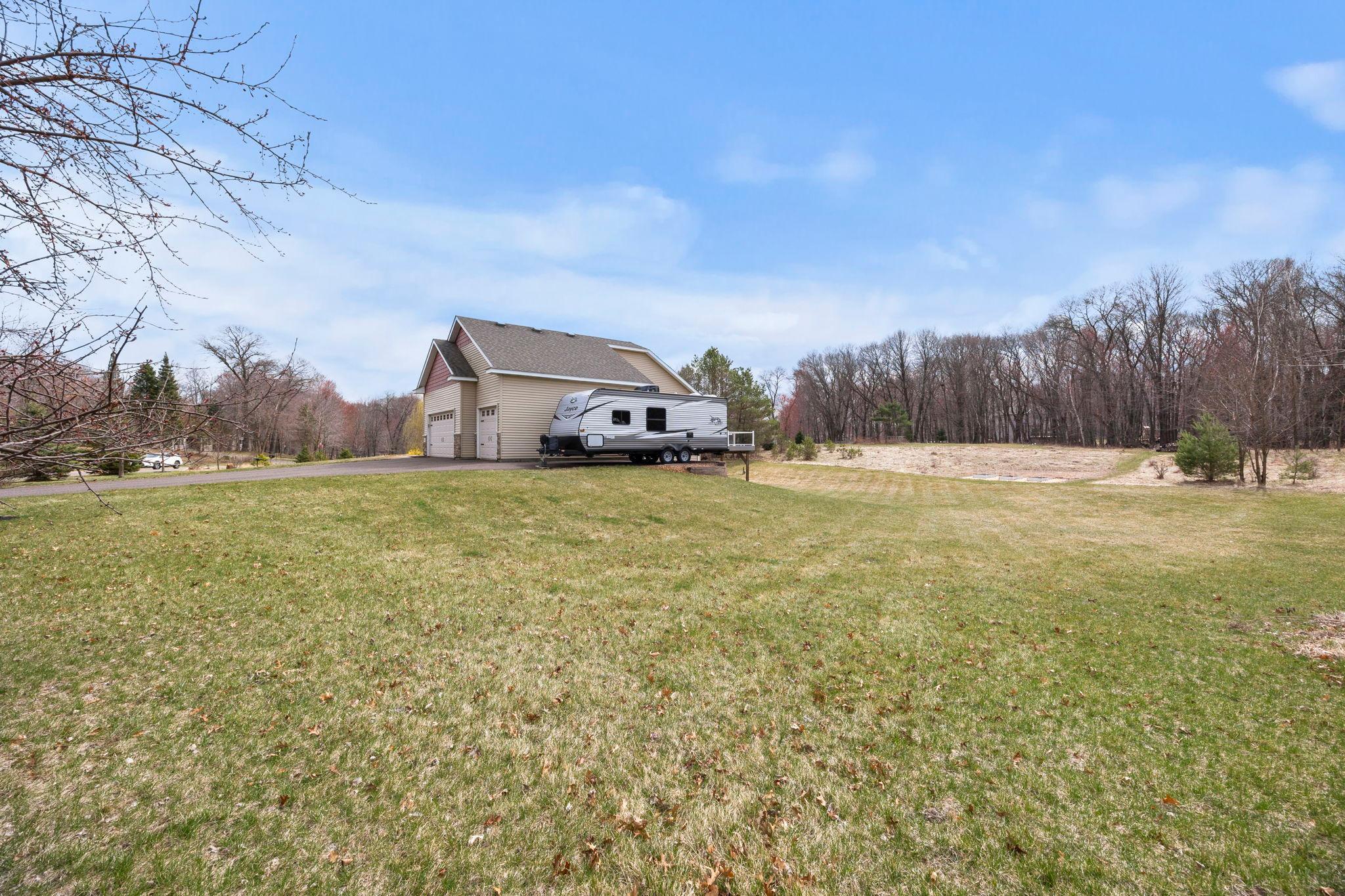 Extra parking pad for boat, RV or trailer