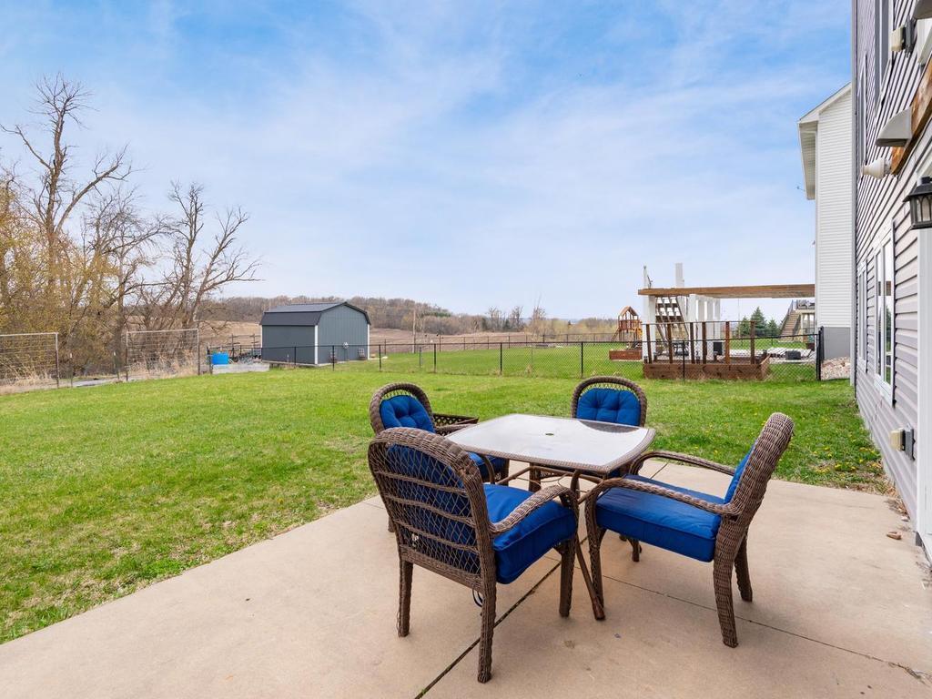 The 16x11 Patio allows for outdoor relaxation while watching the sunsets & listening for the frogs to start their chorus!