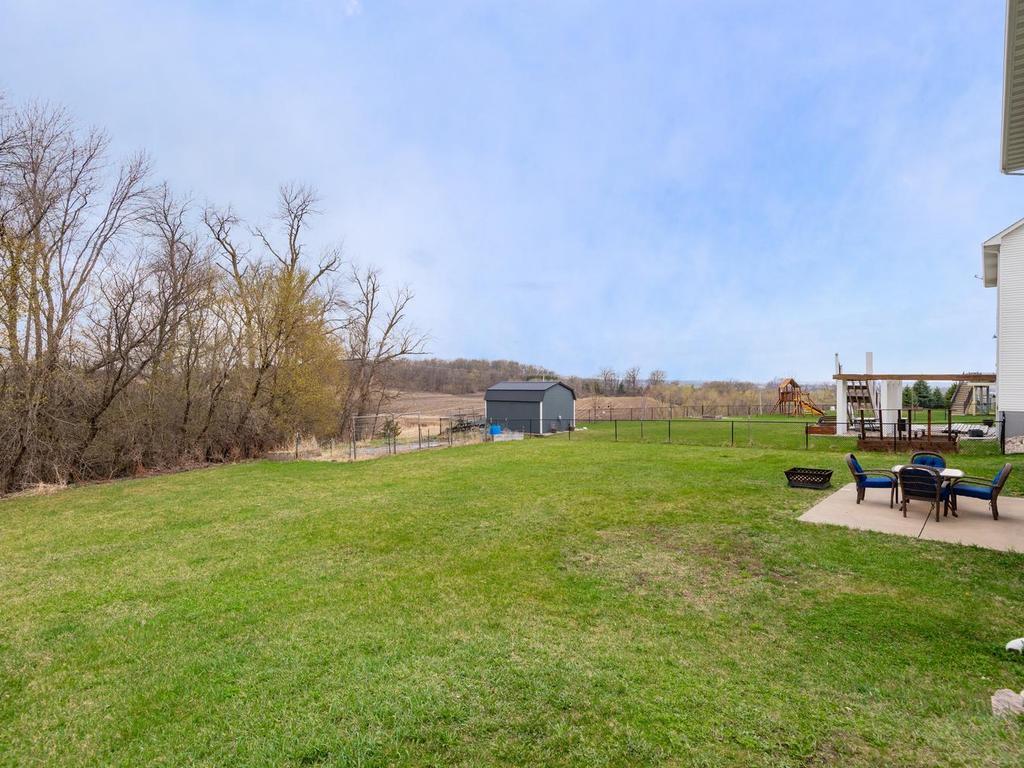 Garden area is ready to go with asparagus, rhubarb & fresh herbs, and you'll find some raspberry bushes on the edge of the property!
