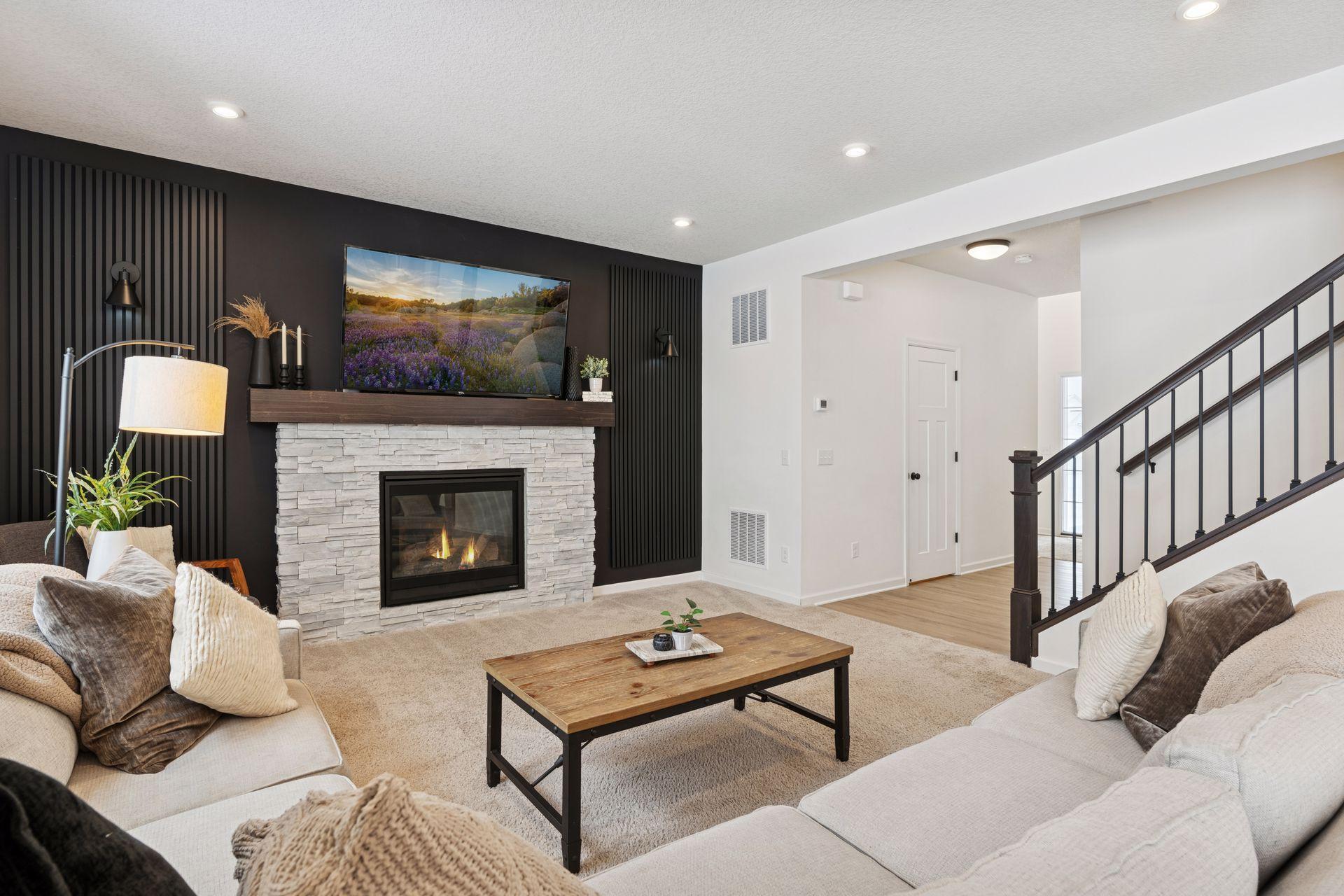 LED recessed lighting throughout main floor provide bright spaces regardless of time of day.