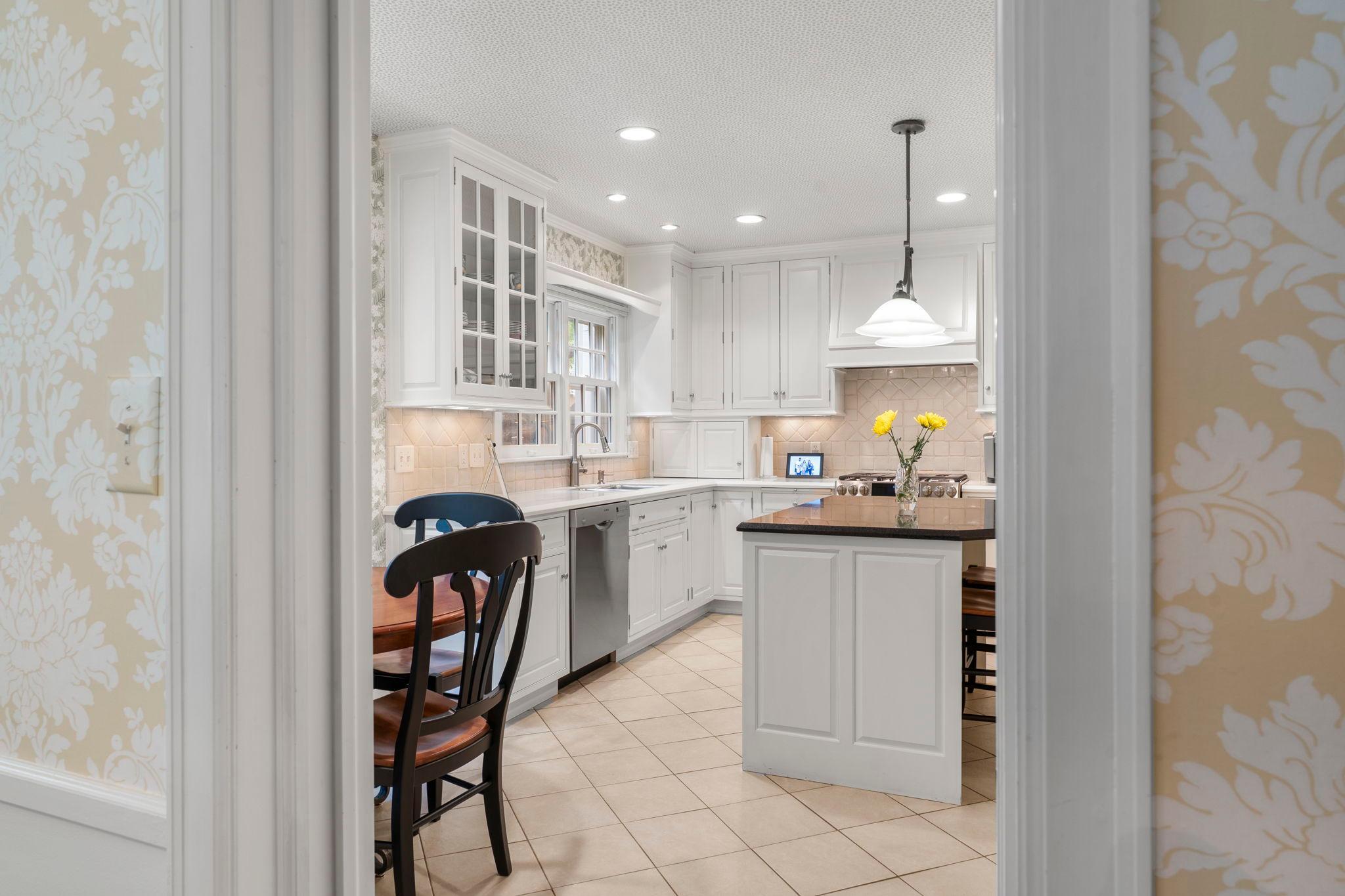 Formal dining towards kitchen