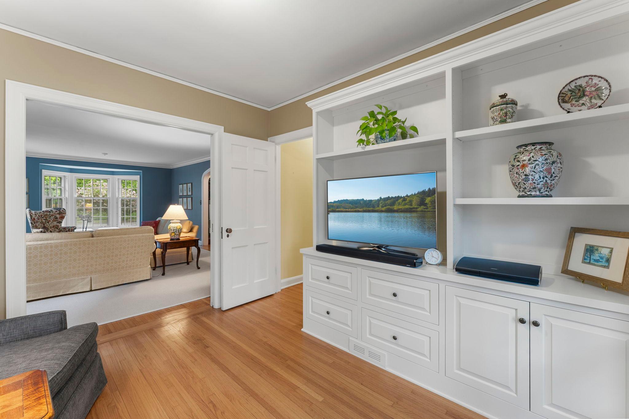 Hardwood floors throughout