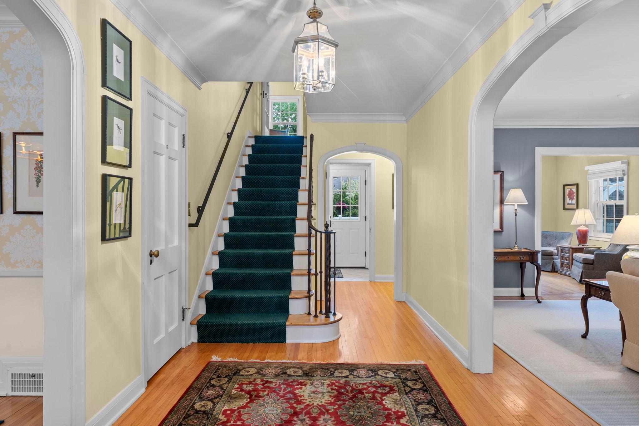 Stairs to upper level