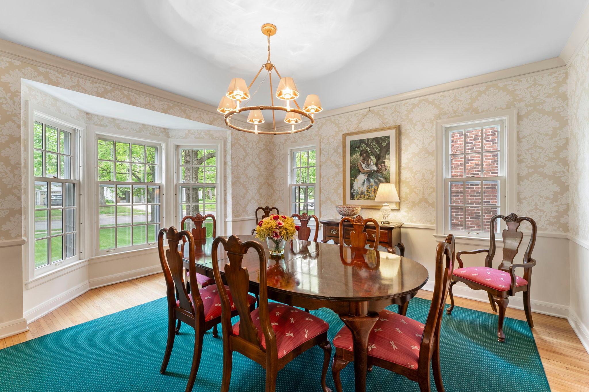 View towards formal dining