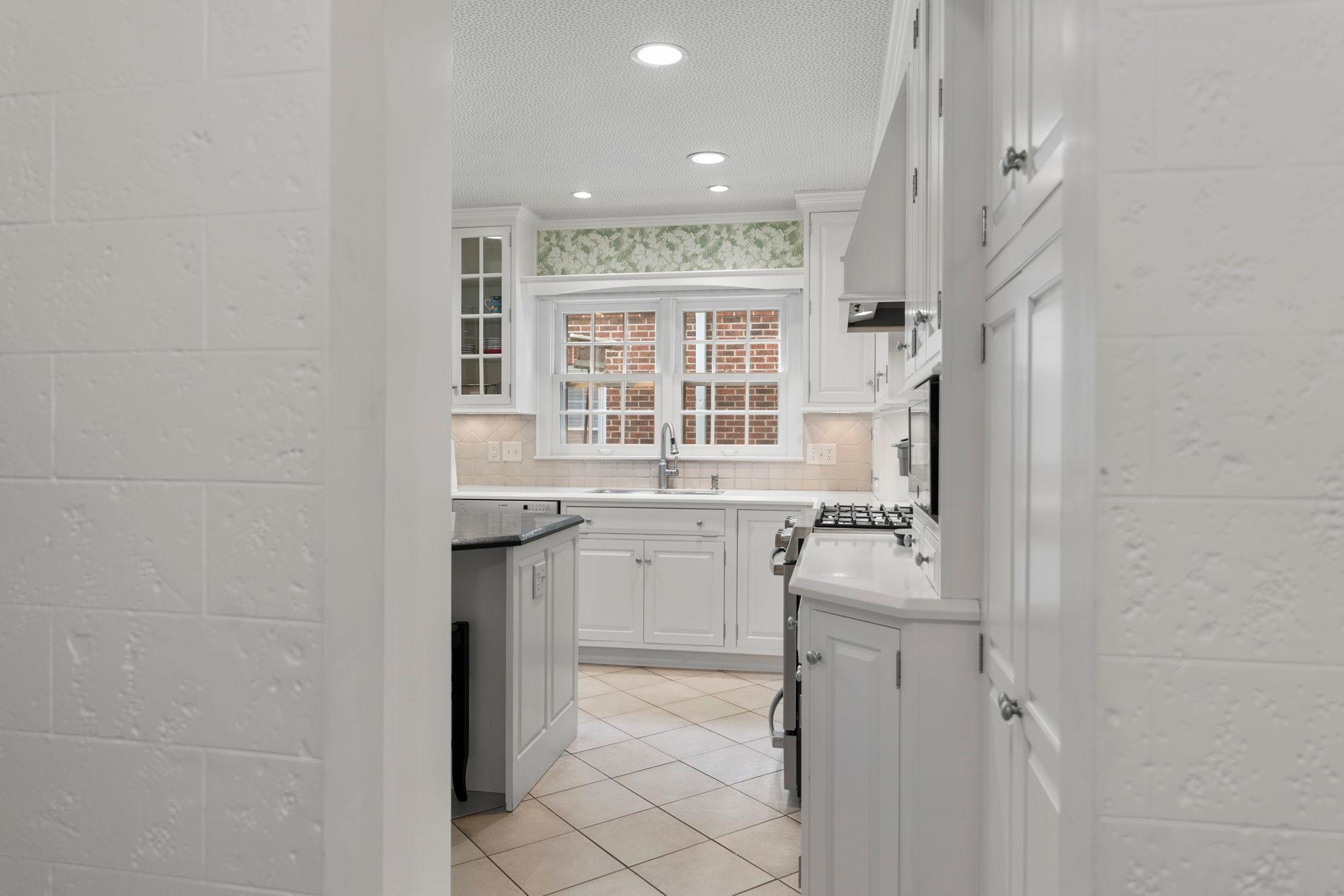Hallway view towards kitchen