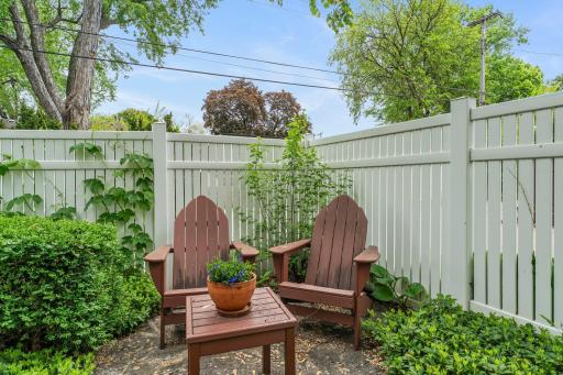 Great spot to enjoy your morning coffee or share a glass of wine at sunset