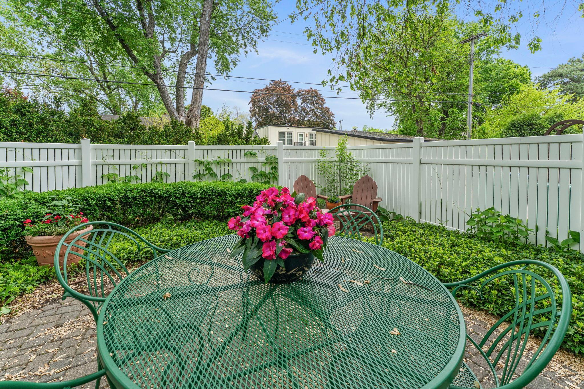 Perfectly manicured yard