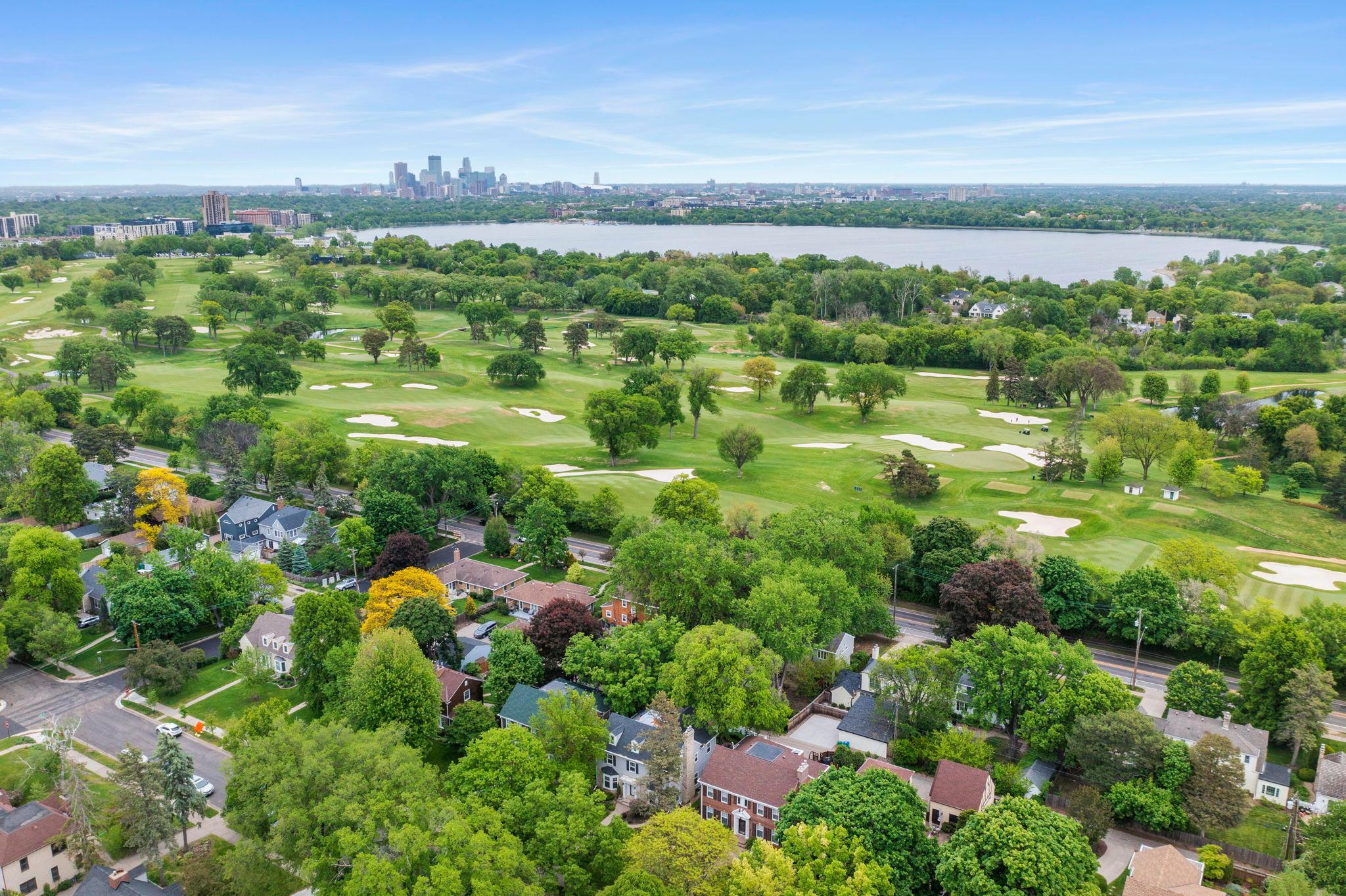 Looking towards downtown