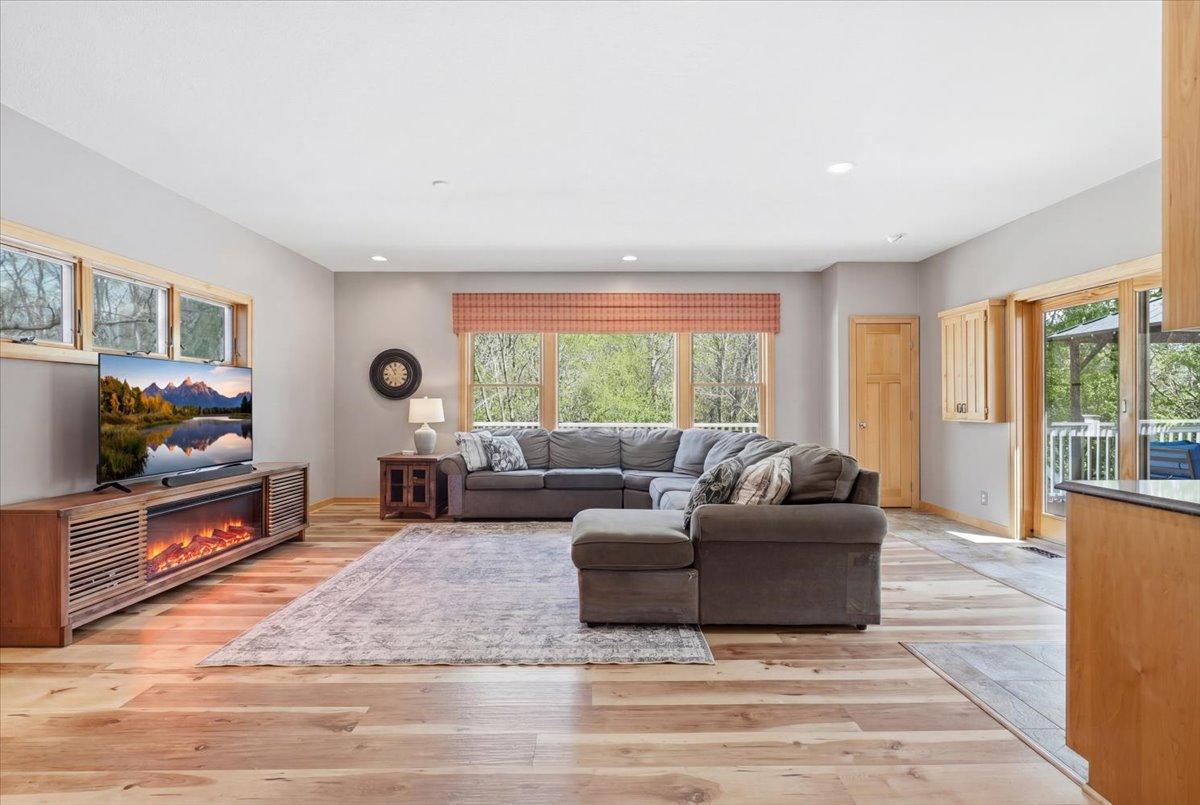 New, bright windows keeps these spaces naturally lit and the private views are stunning