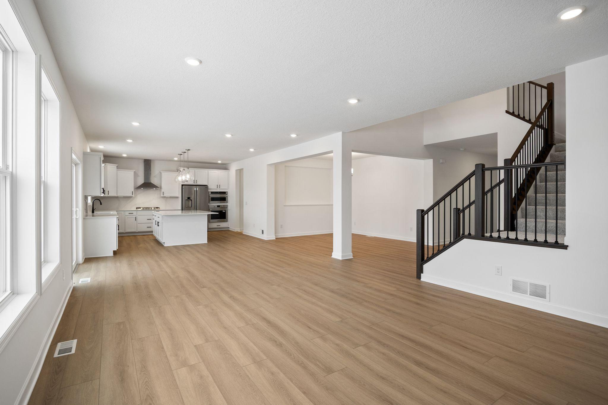 (Photo of a similar home, actual finishes may vary) The breakfast room is great for more casual meals, friendly conversations and enjoying warm morning beverages.