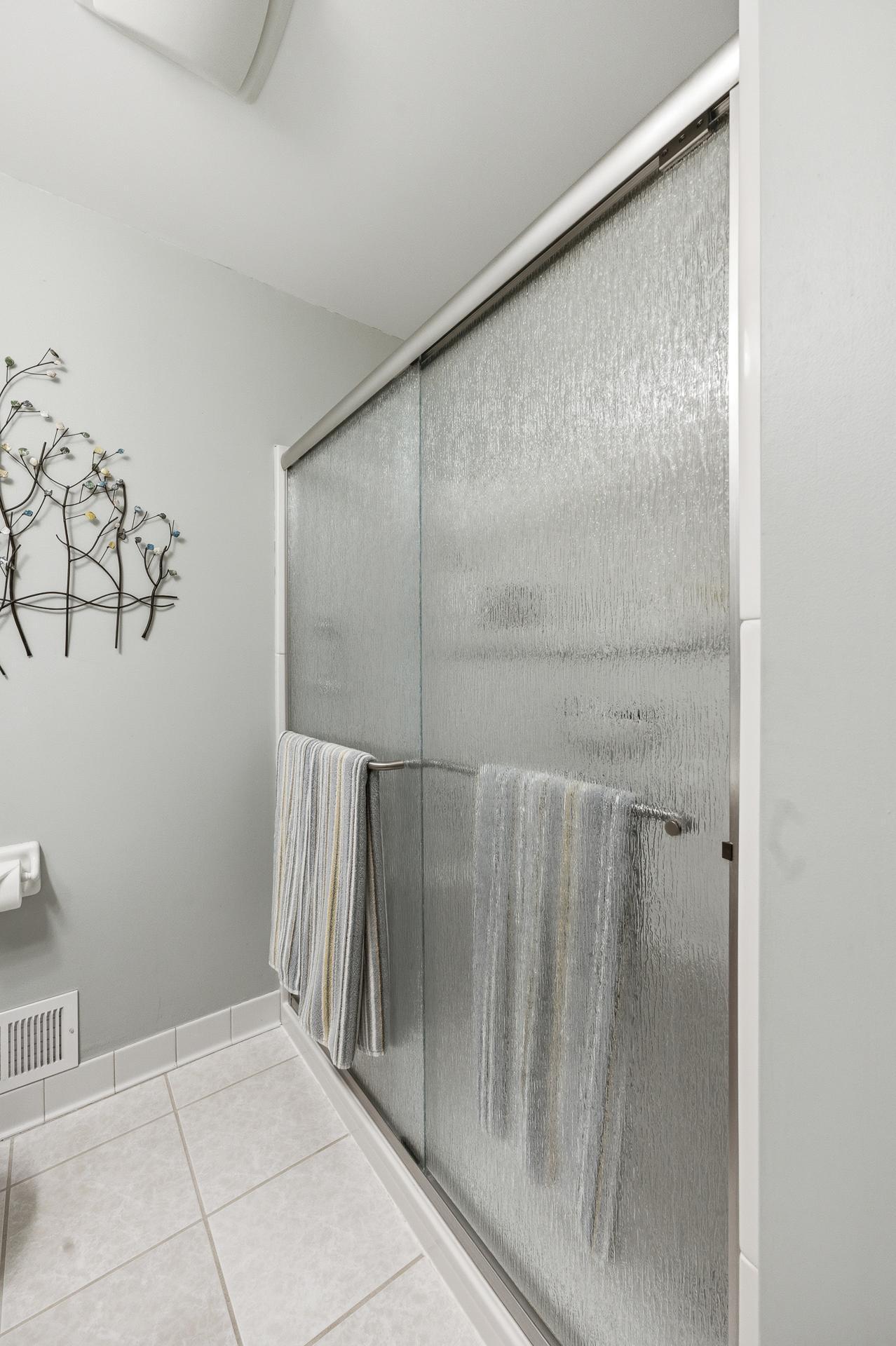 Main level bath walk-in shower (no tub).