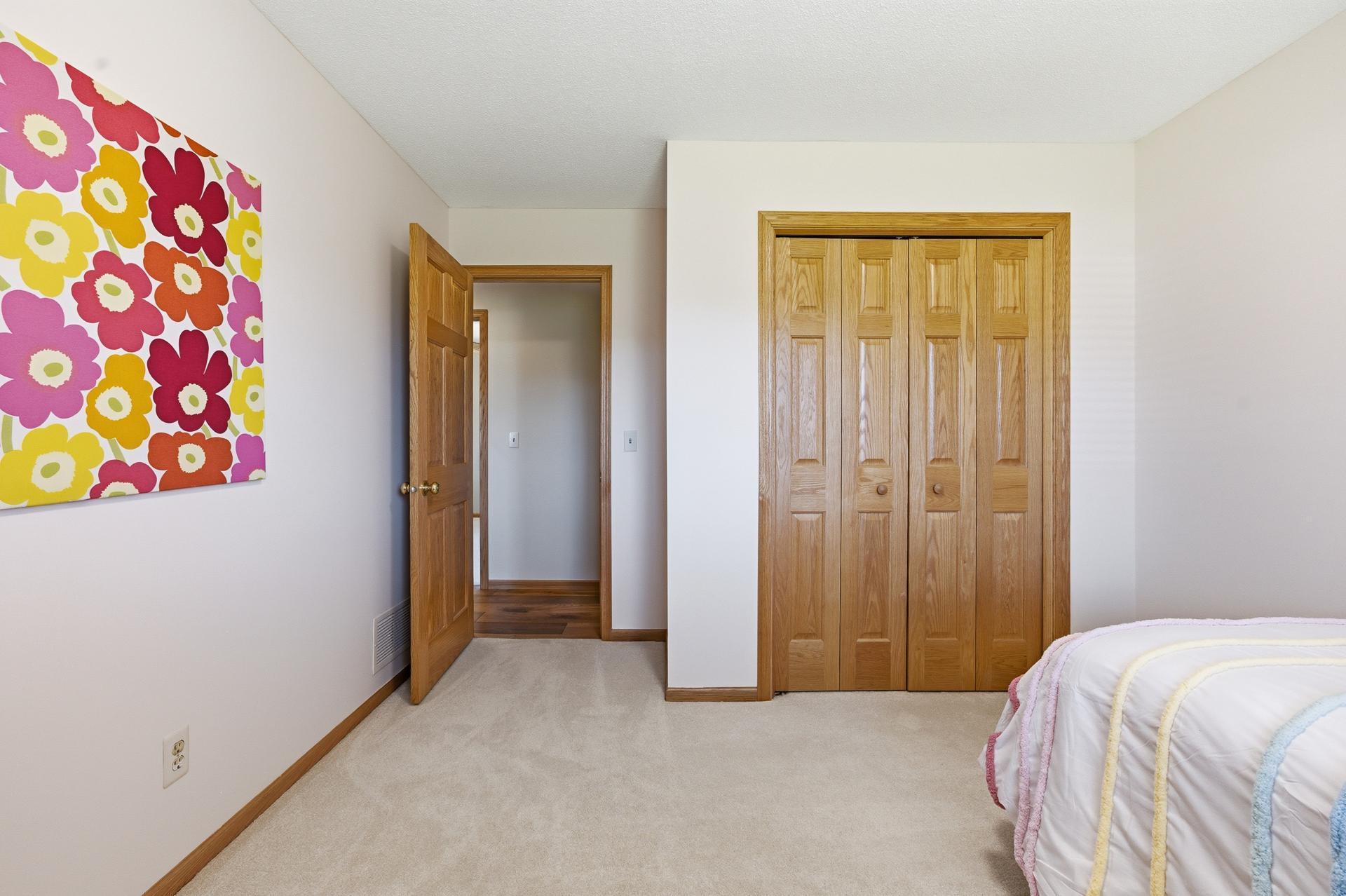 Wall closet in 3rd bedroom.
