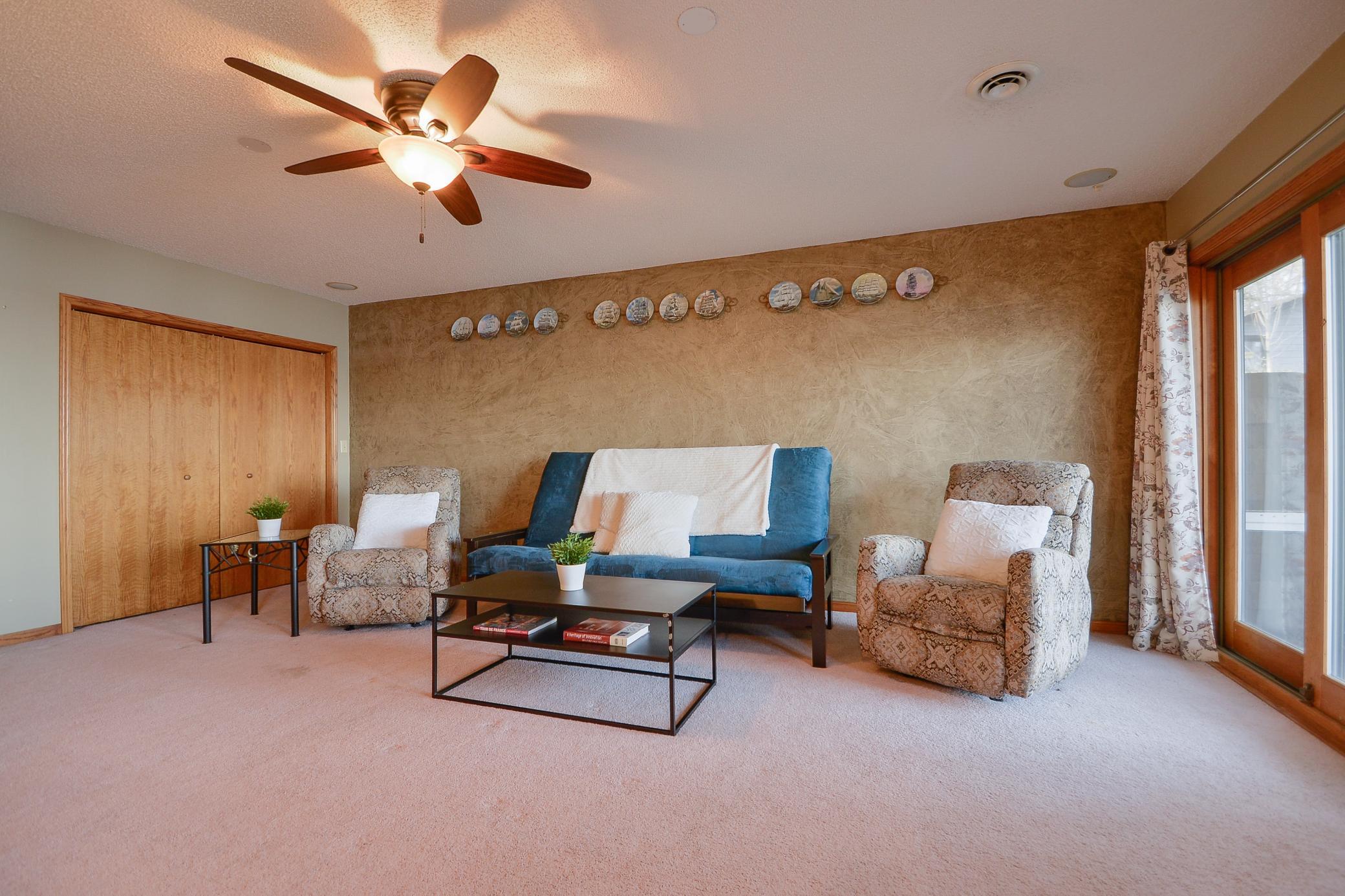 Lower level family room