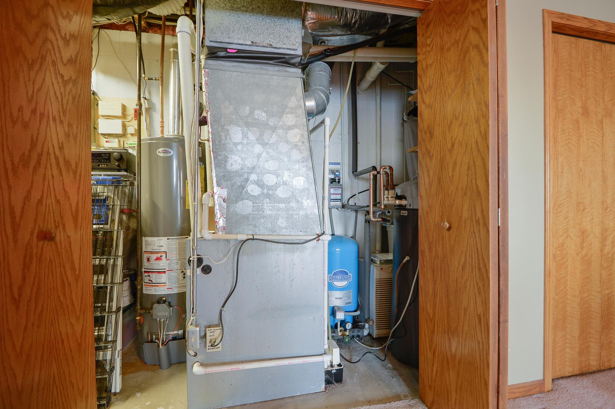 Lower level mechanical room