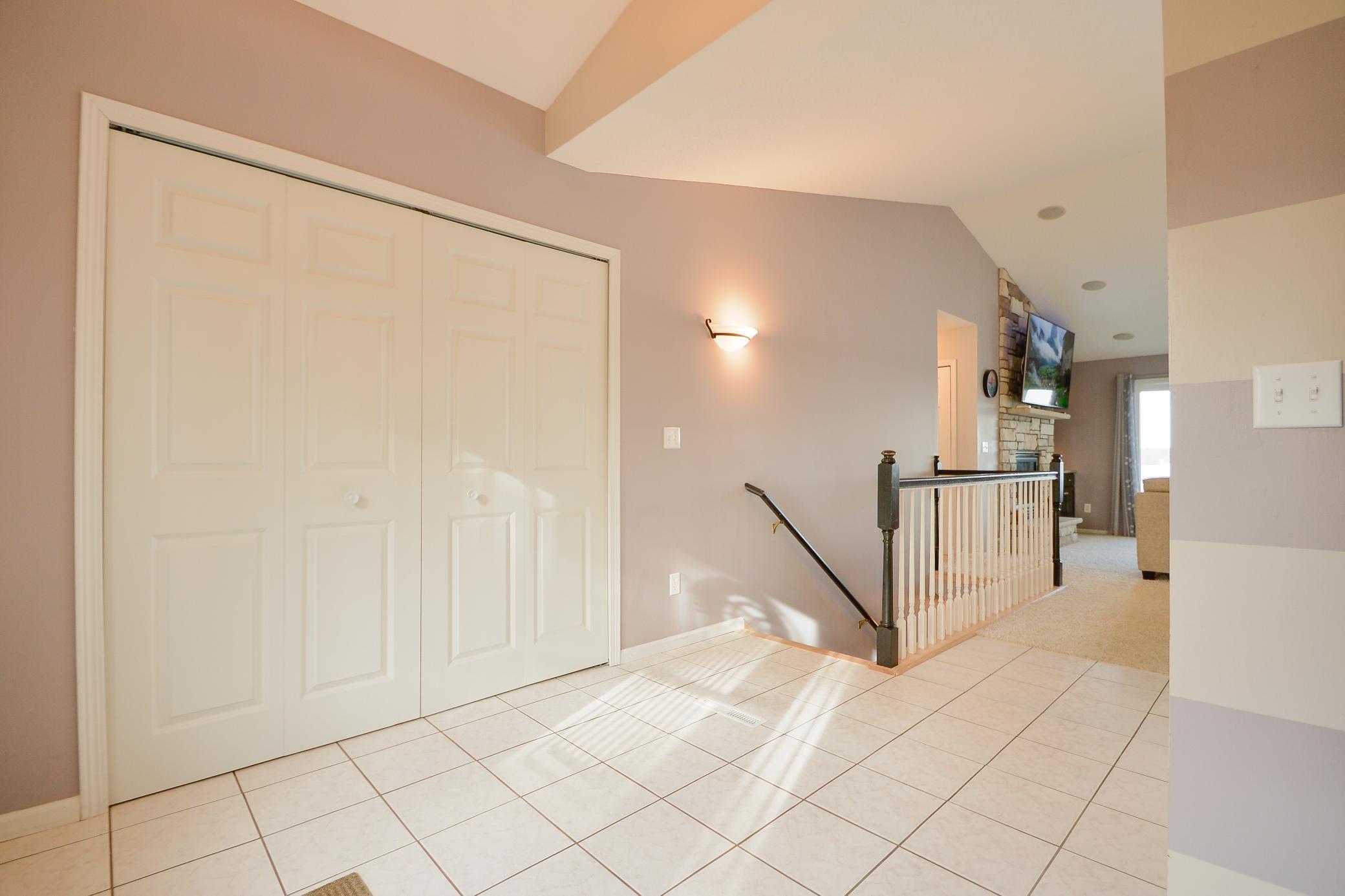 Staircase leading to lower level