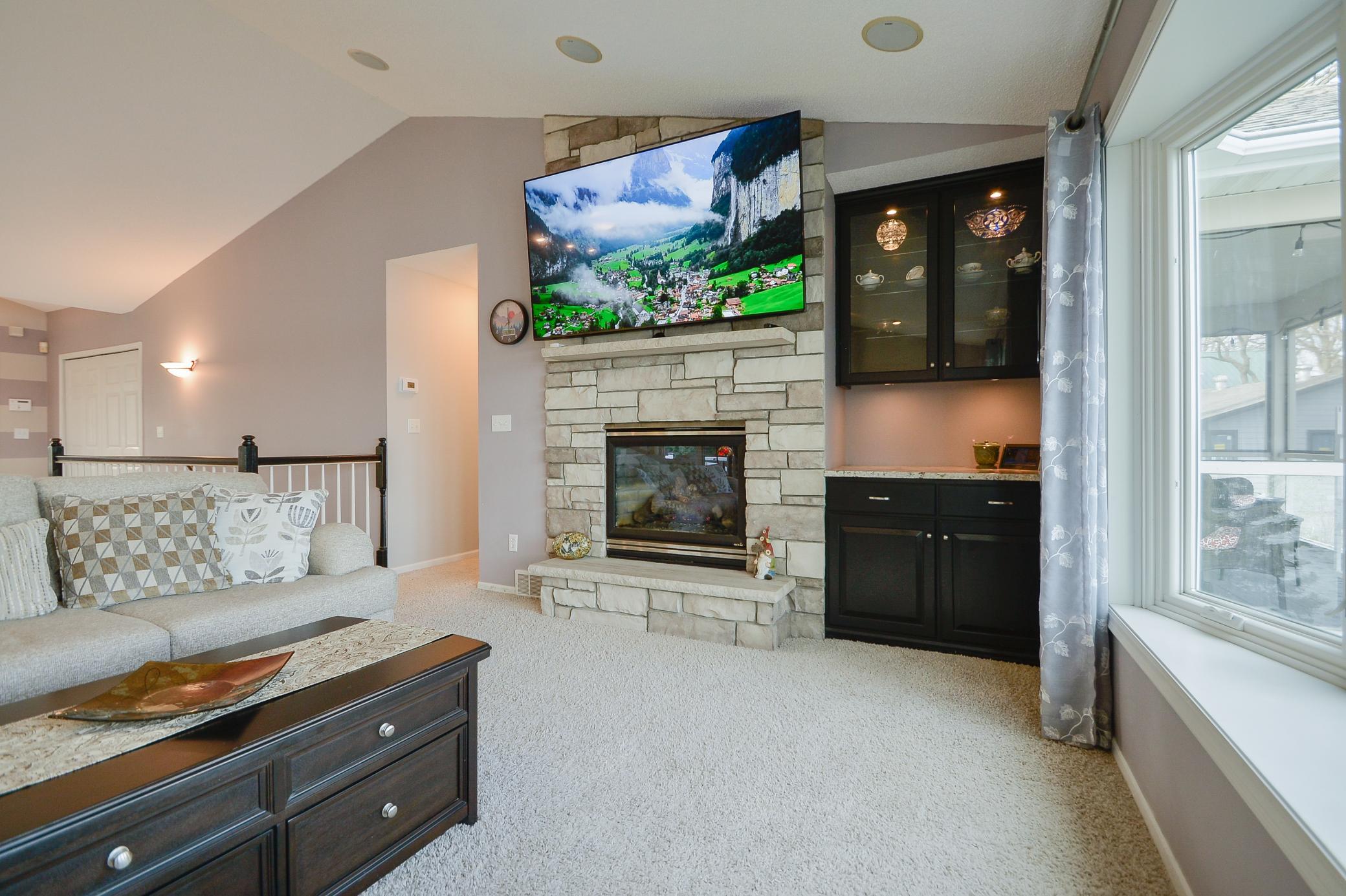 Beautiful fireplace