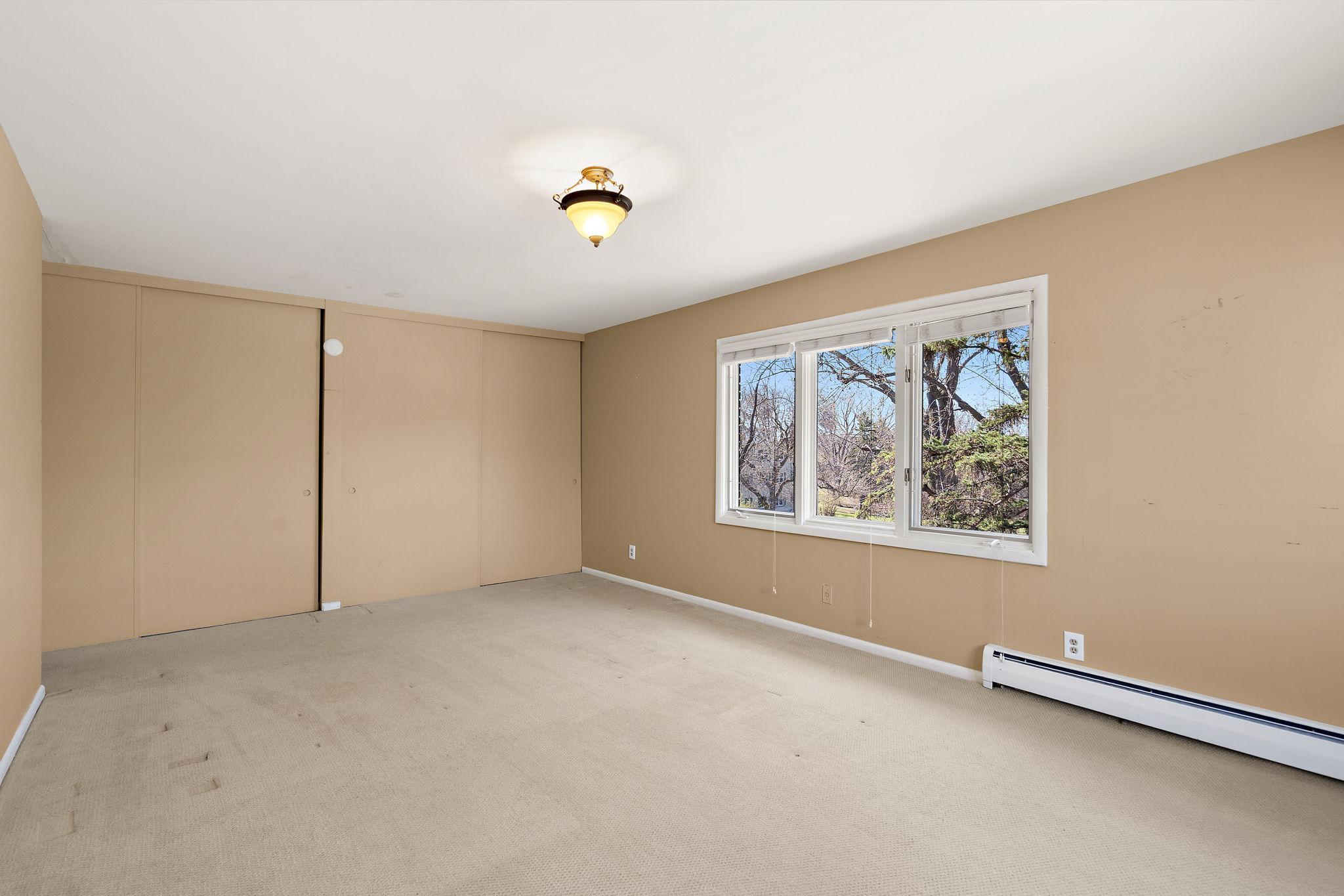 Spacious Bedroom 3 with large closets