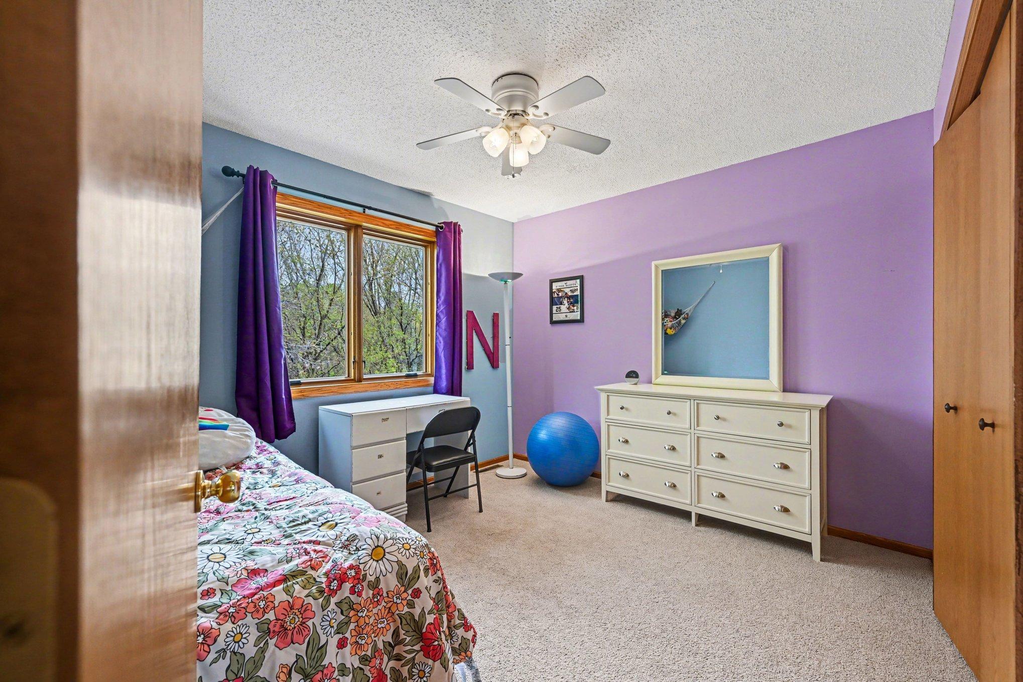 Light filled bedroom