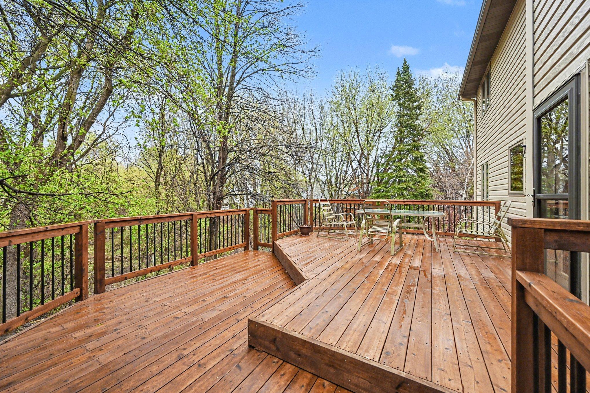 Wow - what a beautifully private back yard