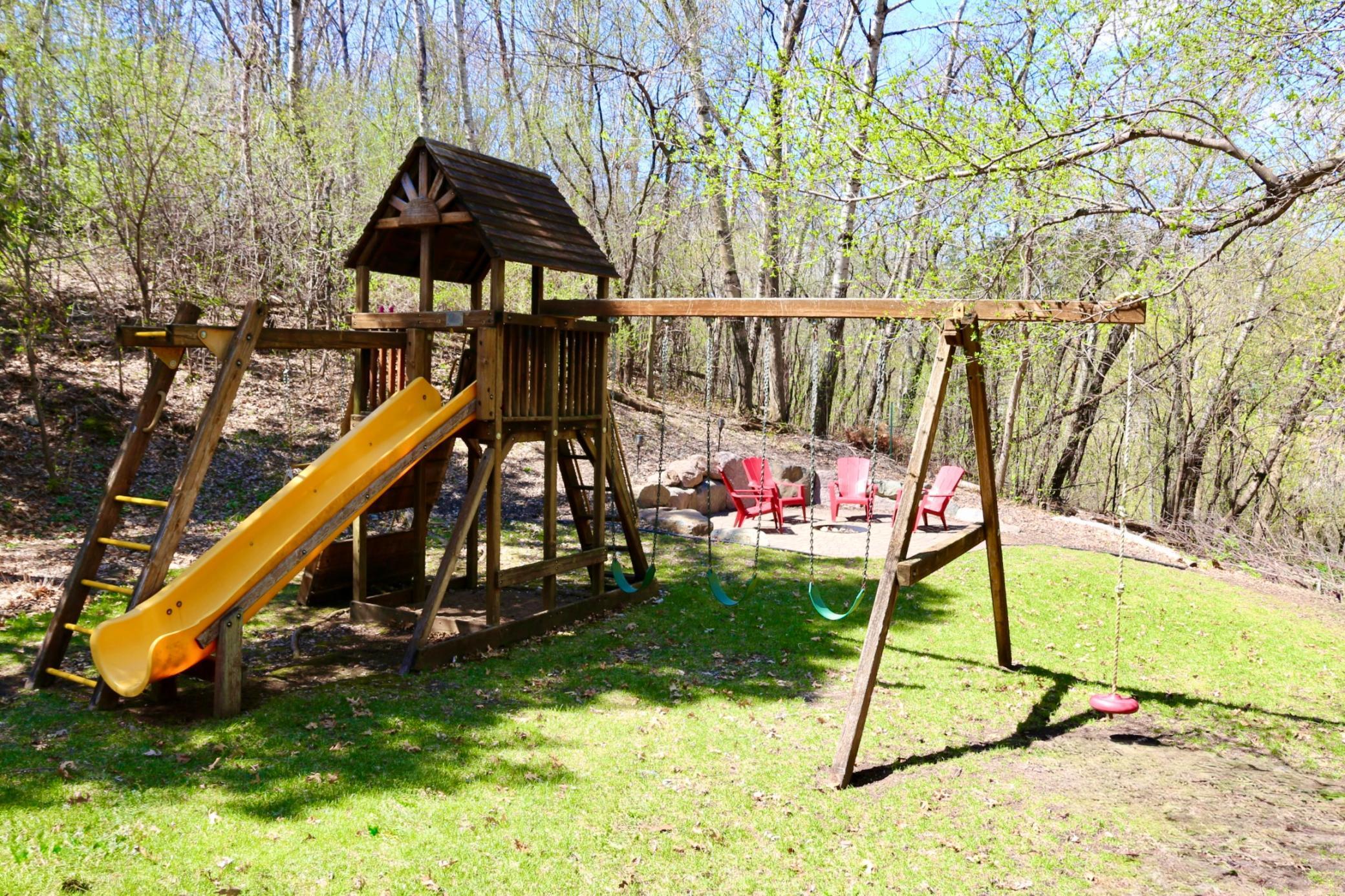 Outdoor children's playset.