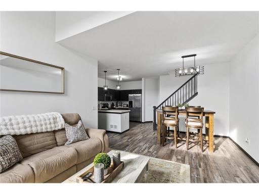 Open living plan with plenty of natural light.