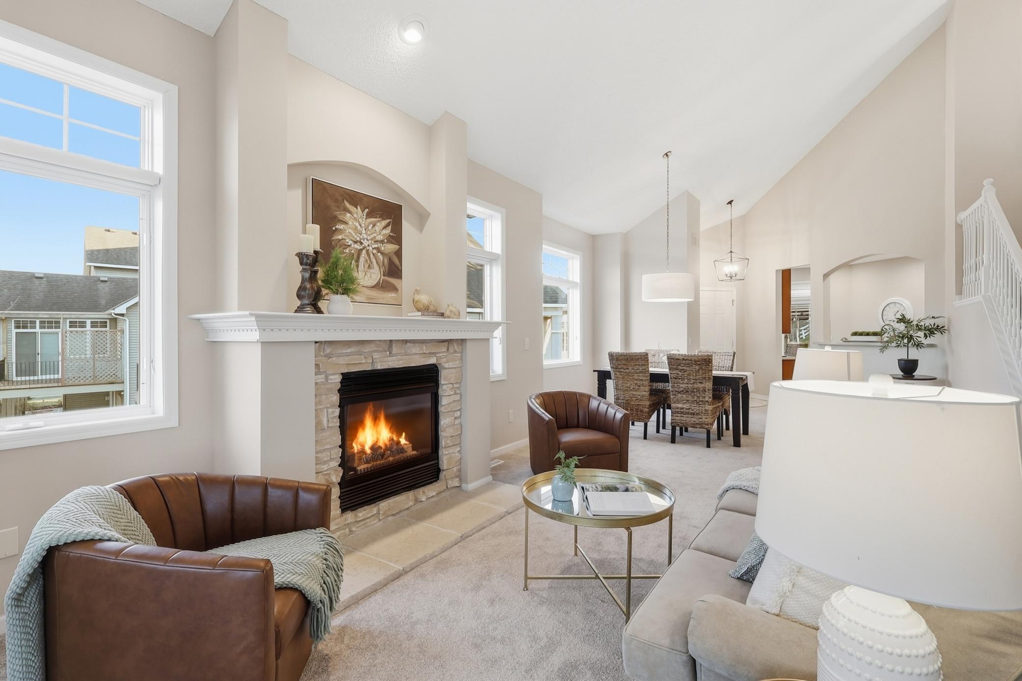 This entire home has been freshly painted and has new carpet thoughout.