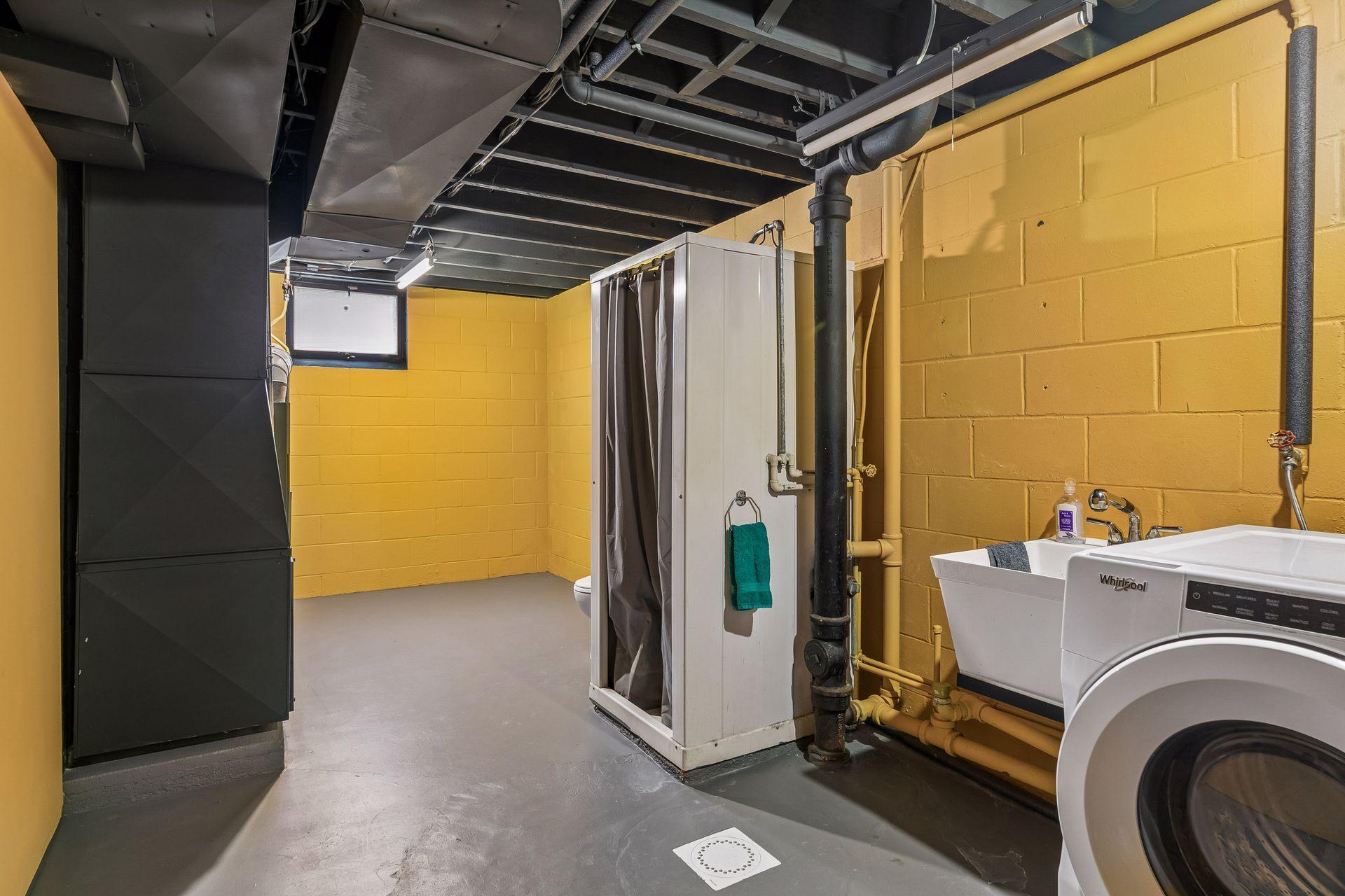 Basement Utilities & Shower