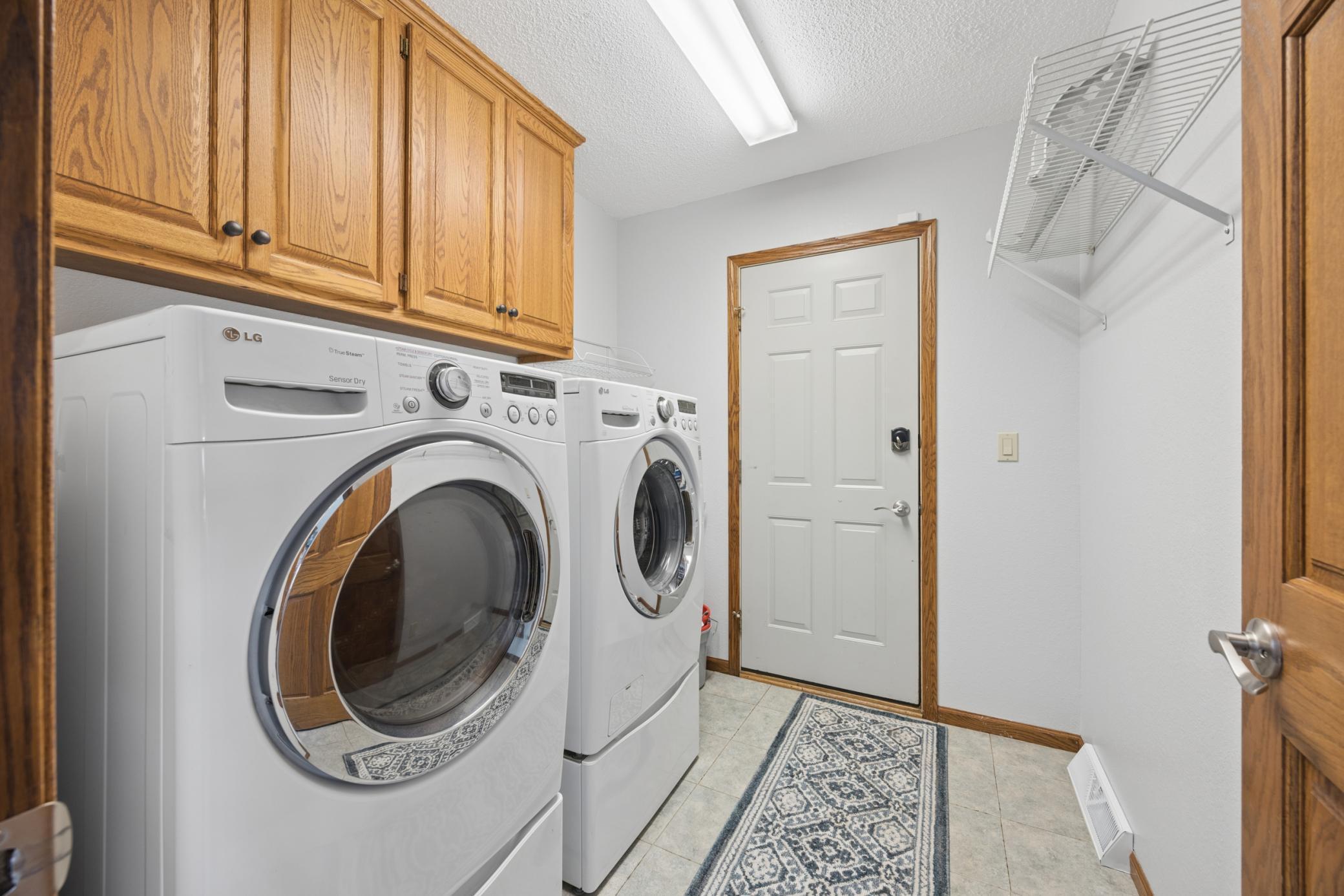 Main floor laundry.