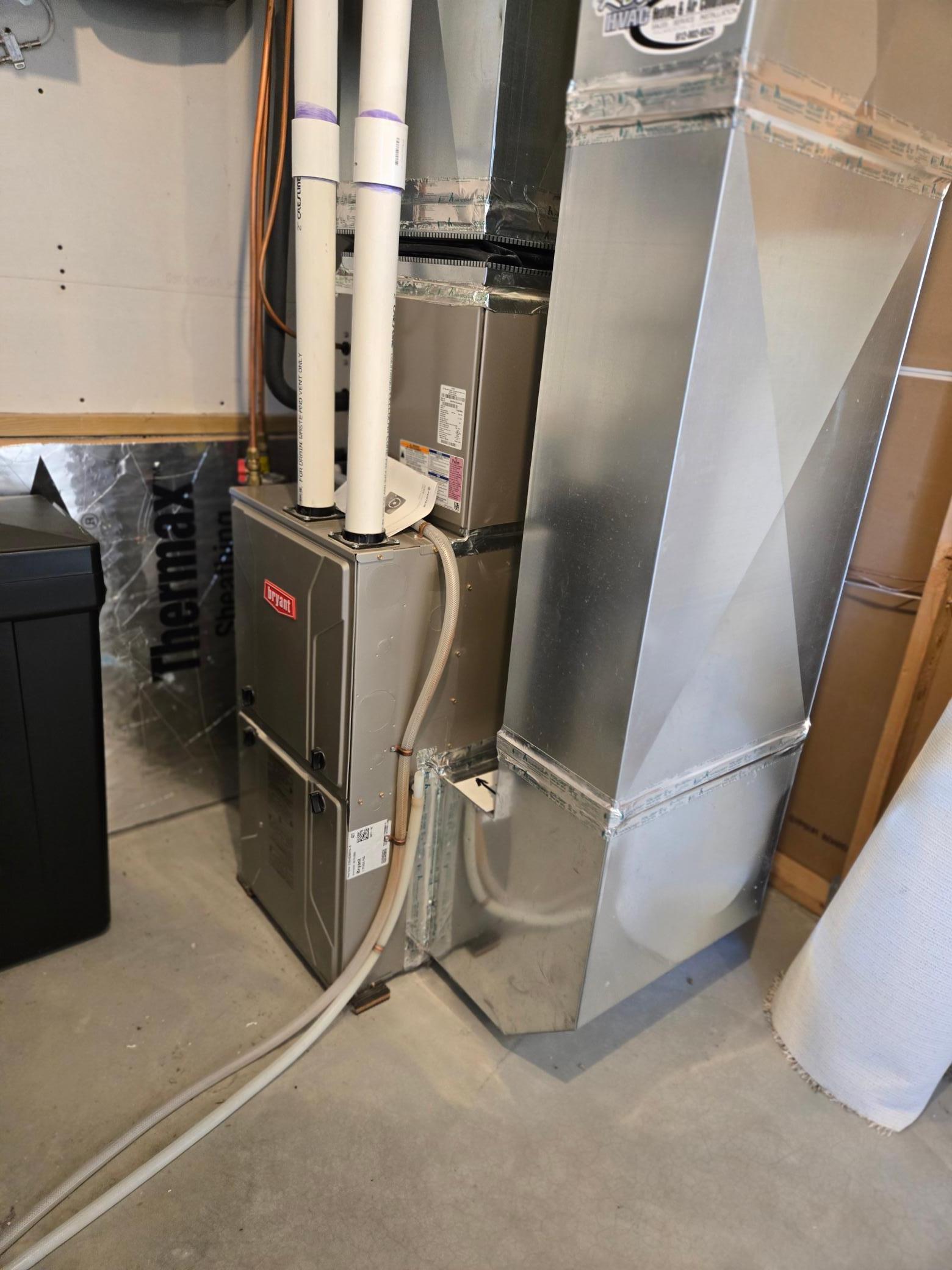High efficiency furnace.