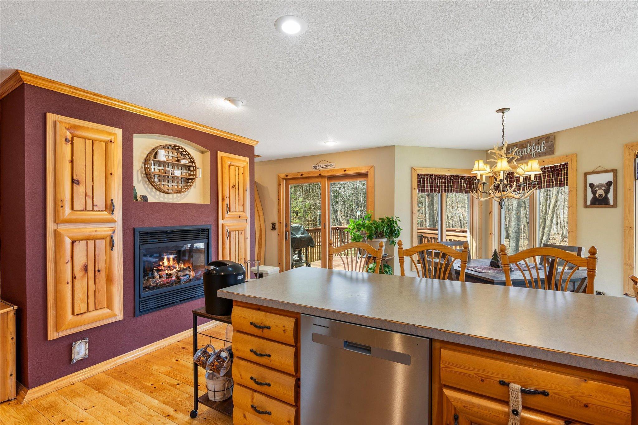 Double Sided Fireplace!