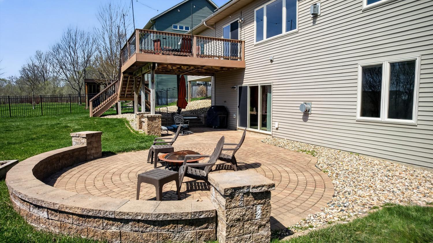 Rear Patio and Deck