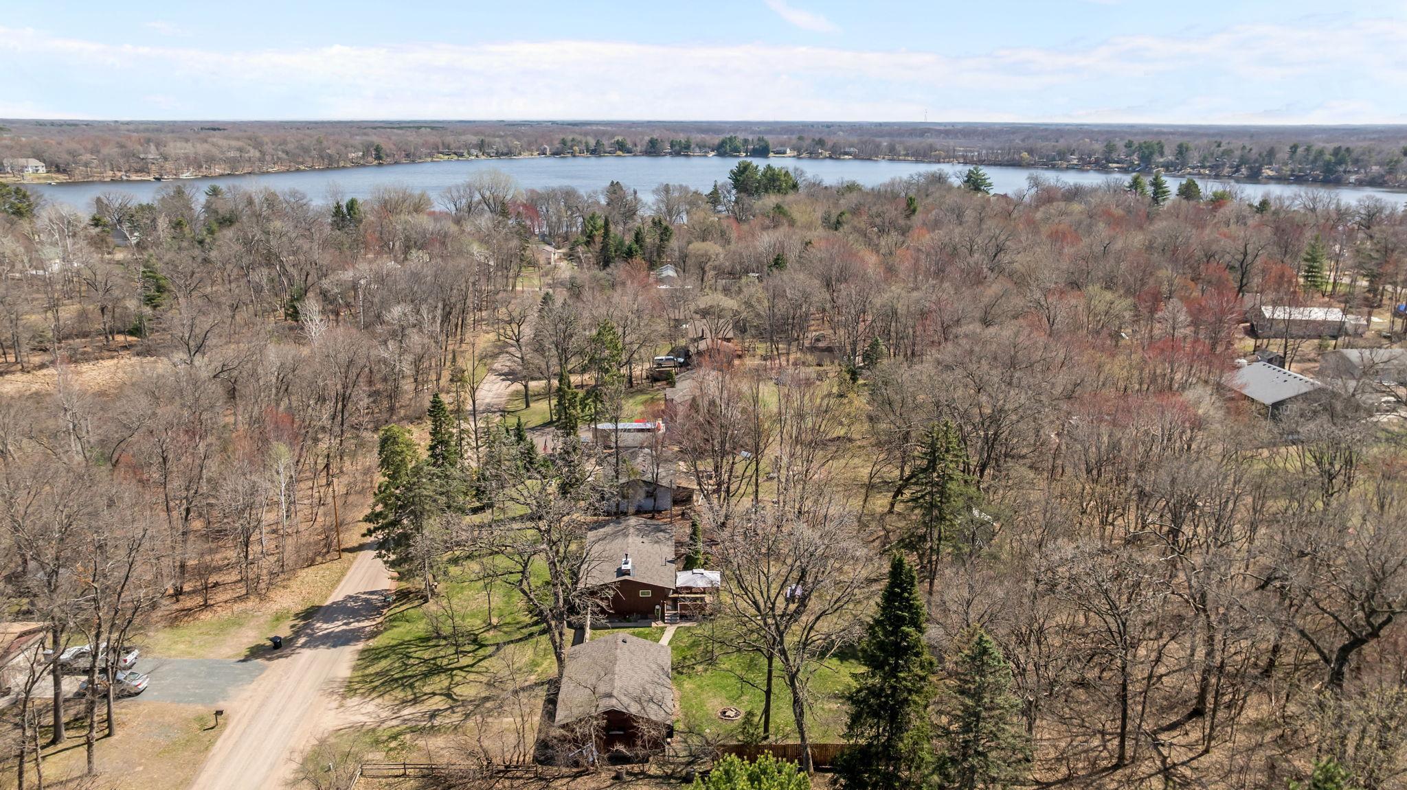 This 1/2 acre property is 1 mile from Martin Lake and close to Linwood lake.