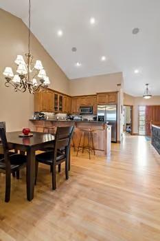 Handsome hardwood flooring in home