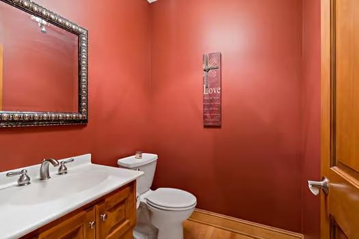 Main floor half bath