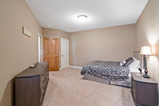 2nd BR with a walk-in closet