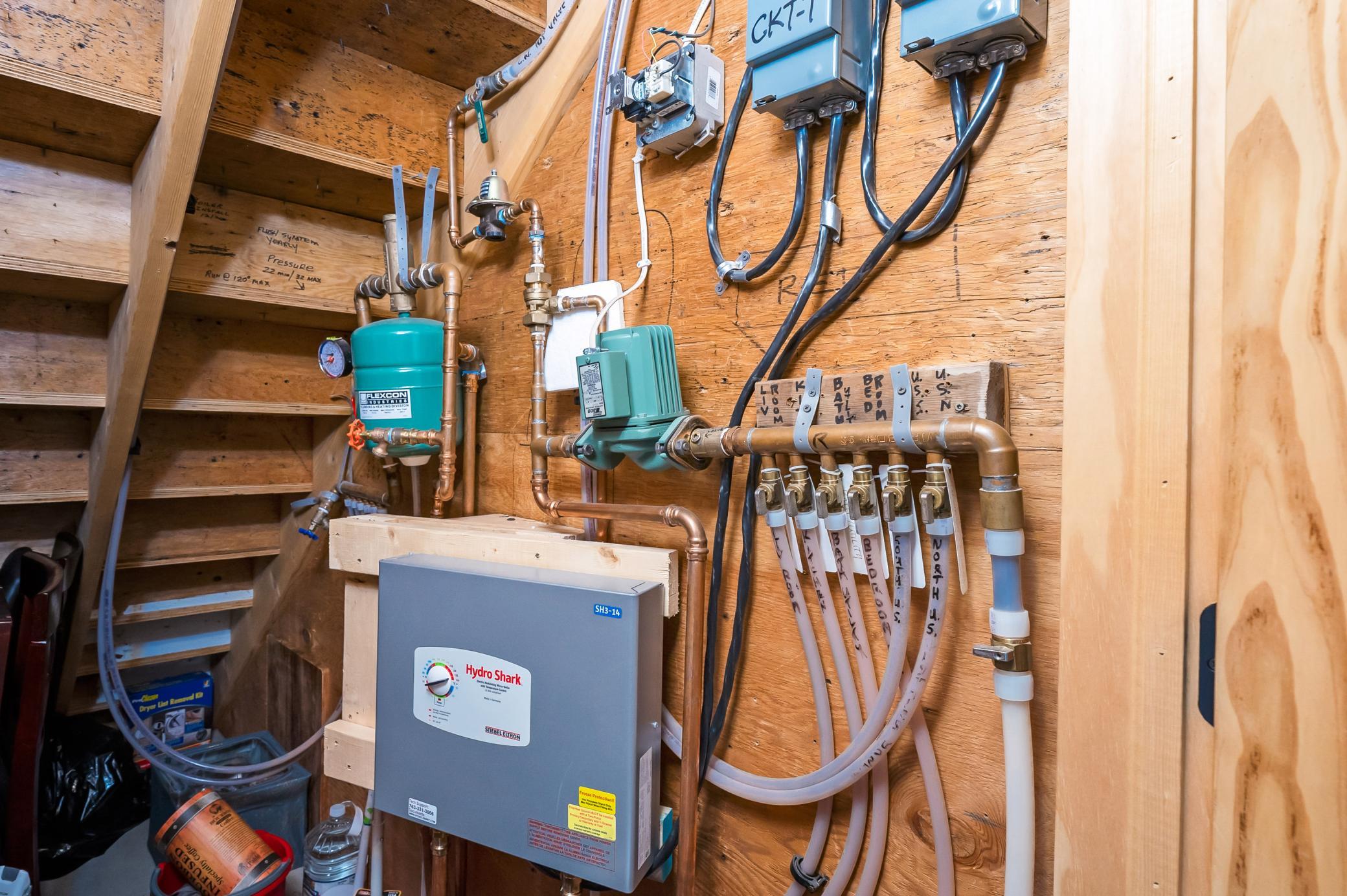 Efficient in-floor heat