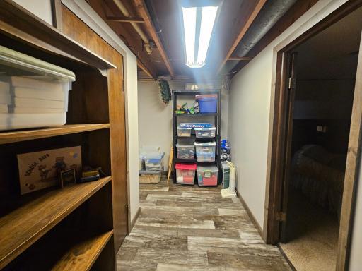 Basement storage