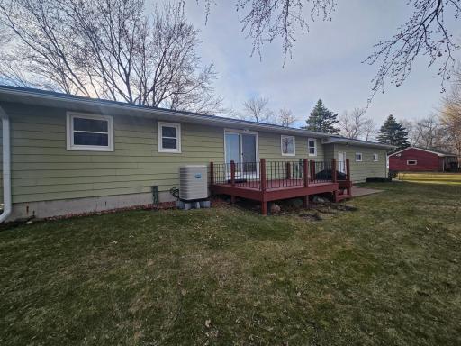 rear of home and deck
