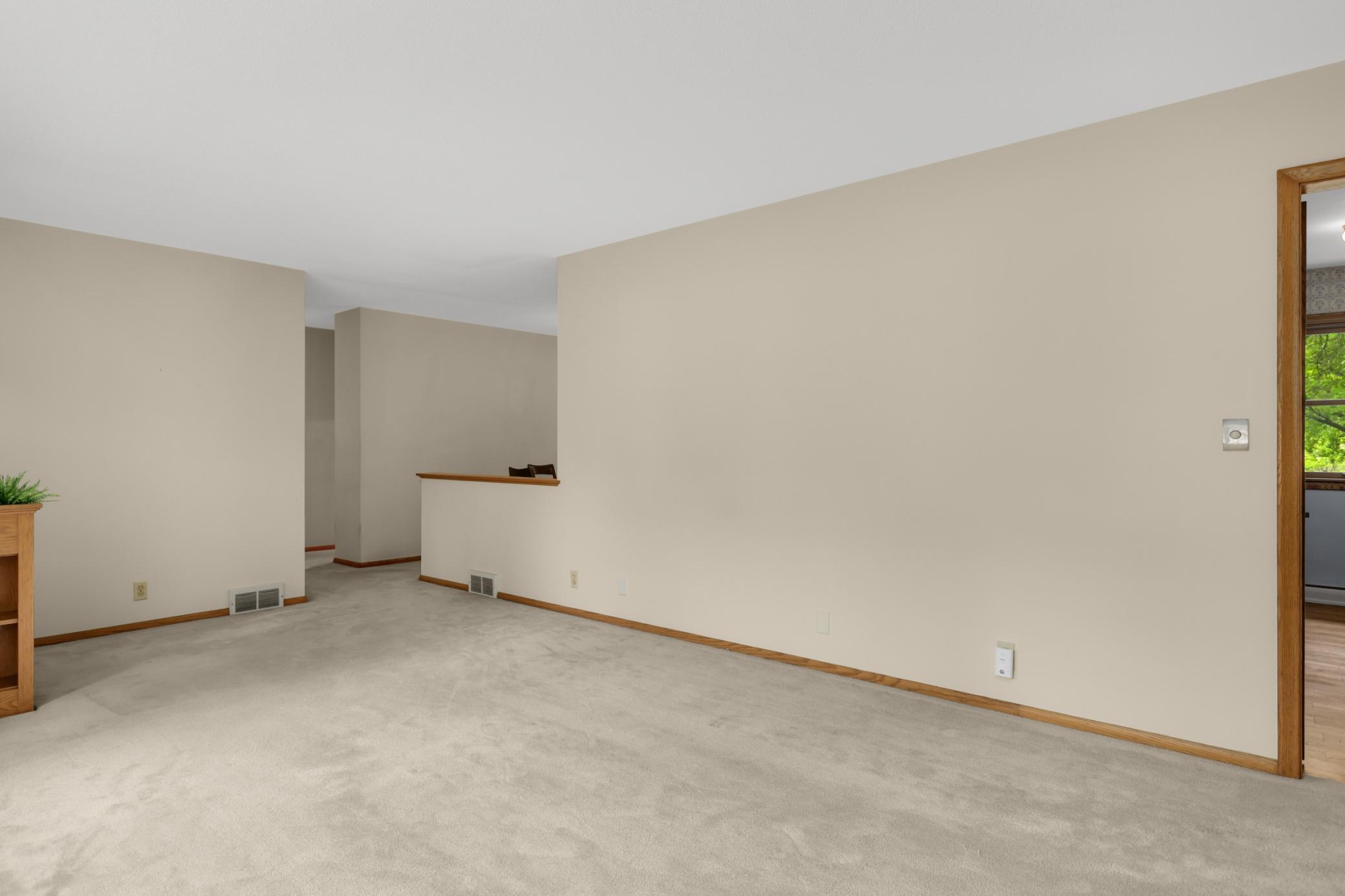 Plenty of large walls for big art and wall-mounted TVs.