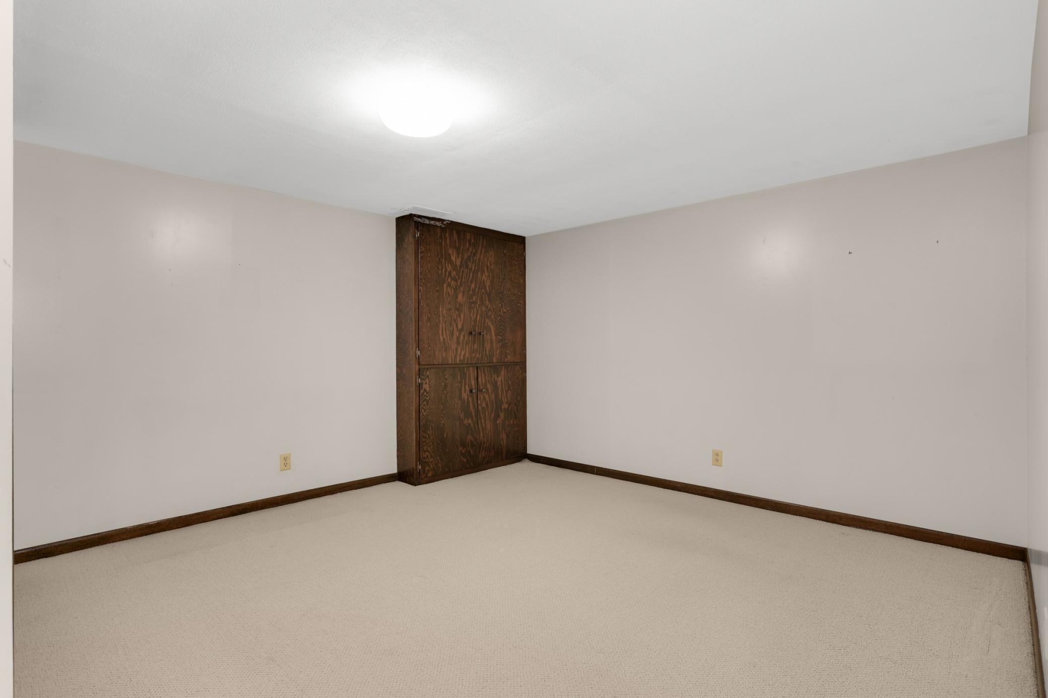 The lower level flex room is just needing an egress window, and then you have a fourth bedroom.
